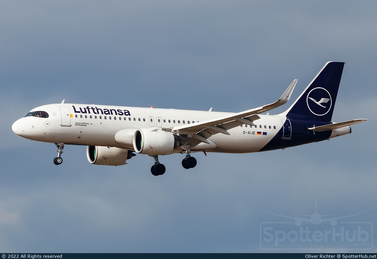 Photo of D-AIJE - Airbus A320-271N operated by Lufthansa