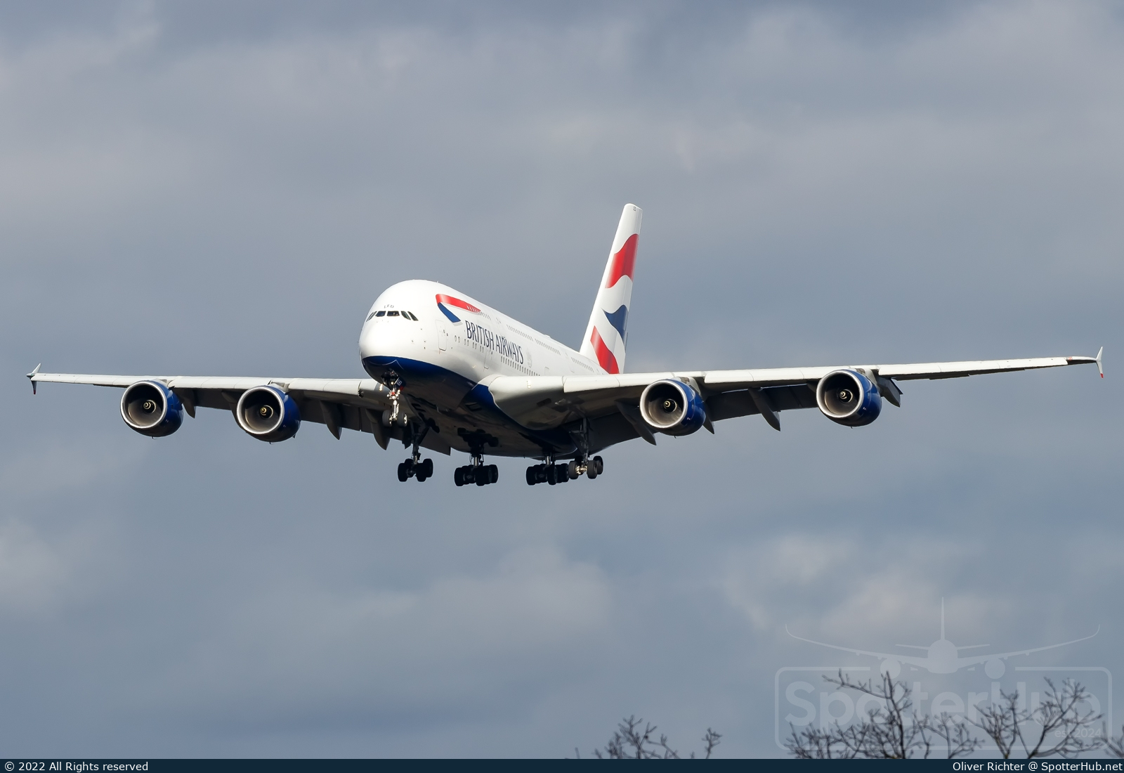 Photo of G-XLED - Airbus A380-841 operated by British Airways