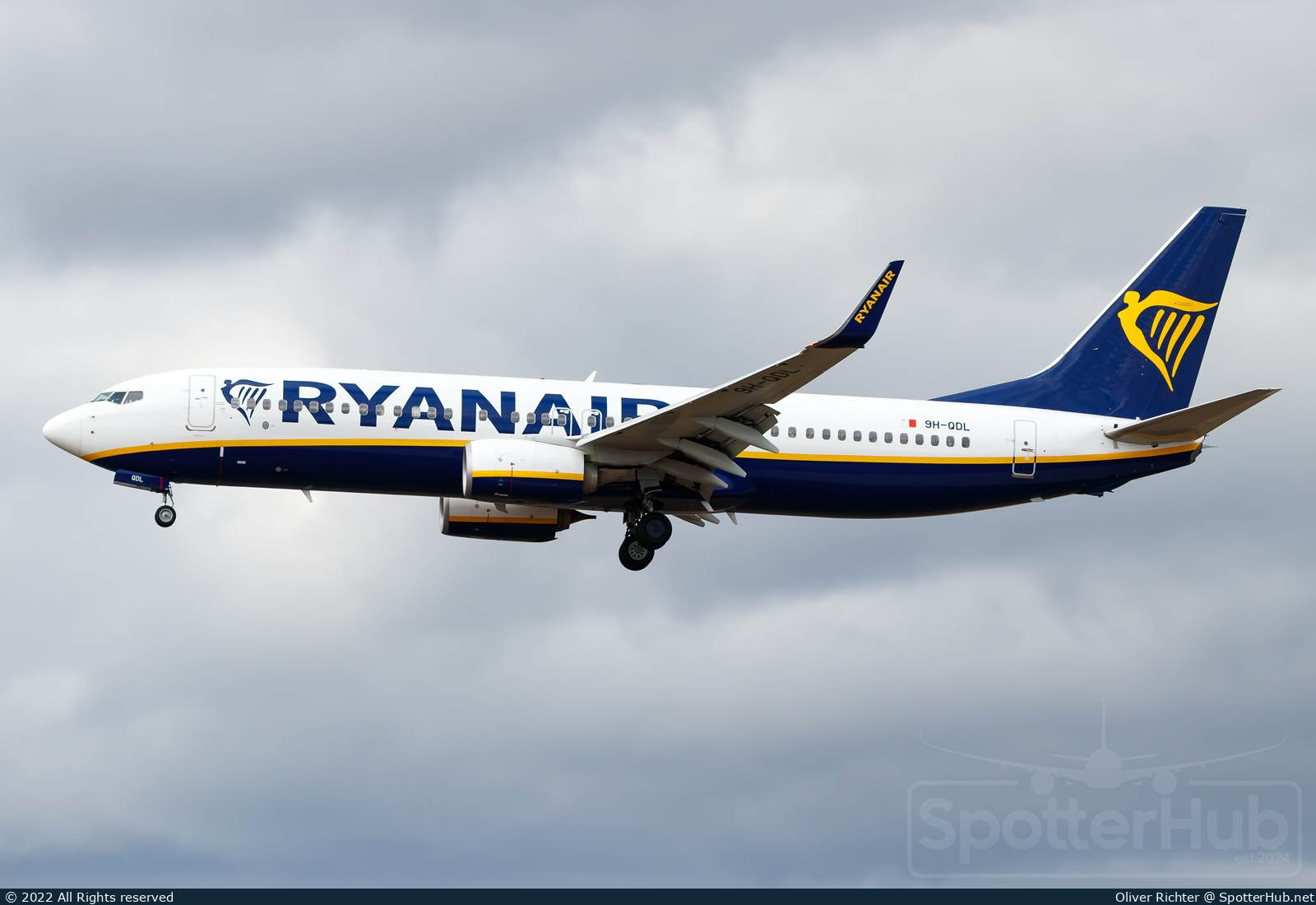 Photo of 9H-QDL - Boeing 737-8AS operated by Ryanair (opb Malta Air)