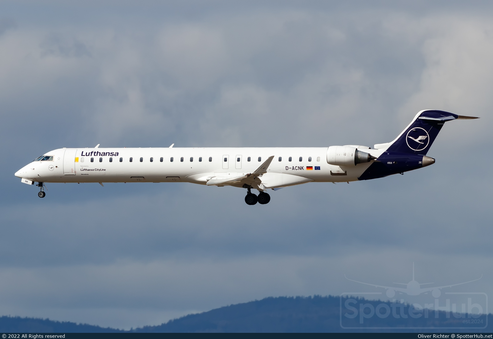 Photo of D-ACNK - Bombardier CRJ-900LR operated by Lufthansa CityLine