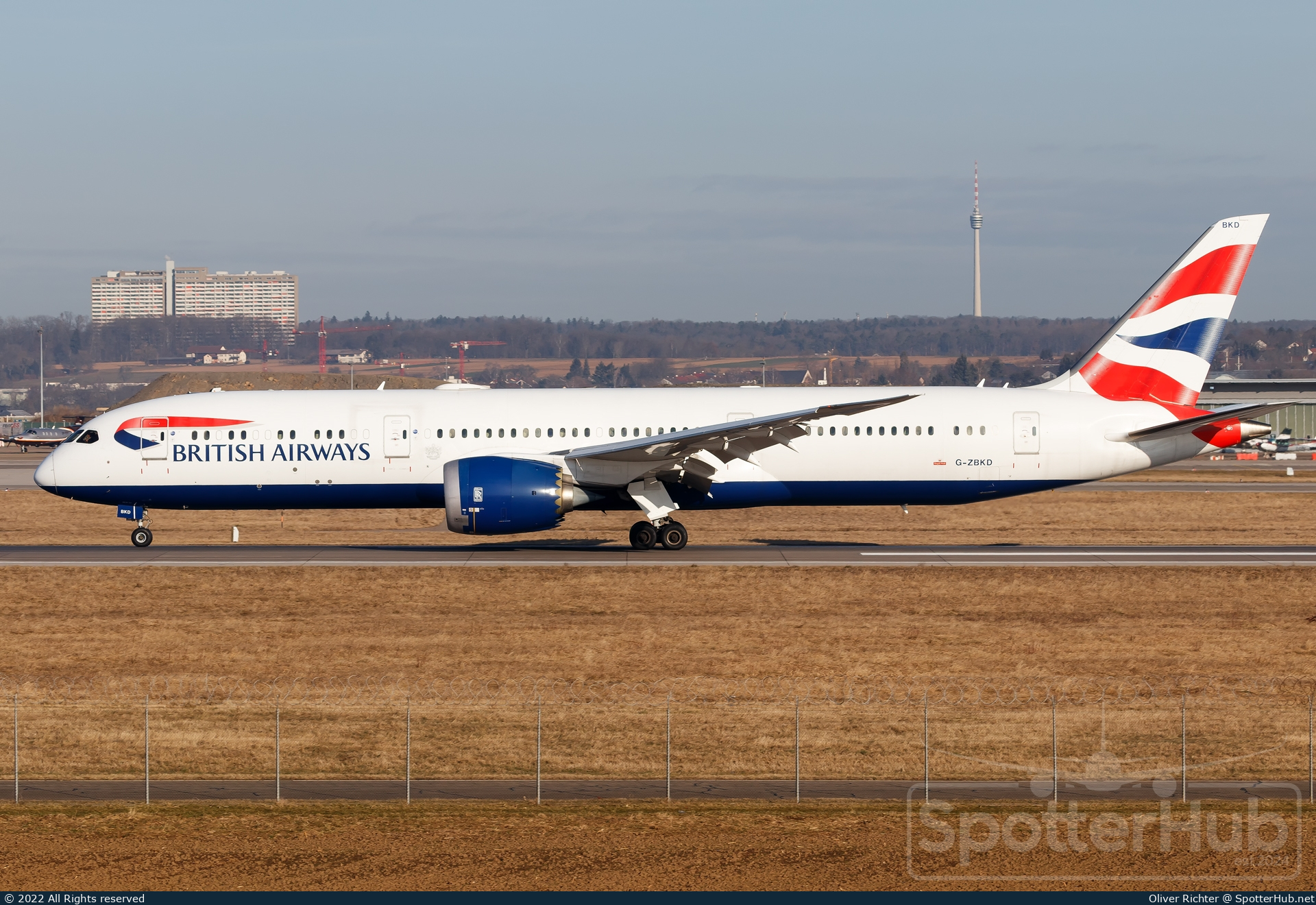 Photo of G-ZBKD - Boeing 787-9 Dreamliner operated by British Airways