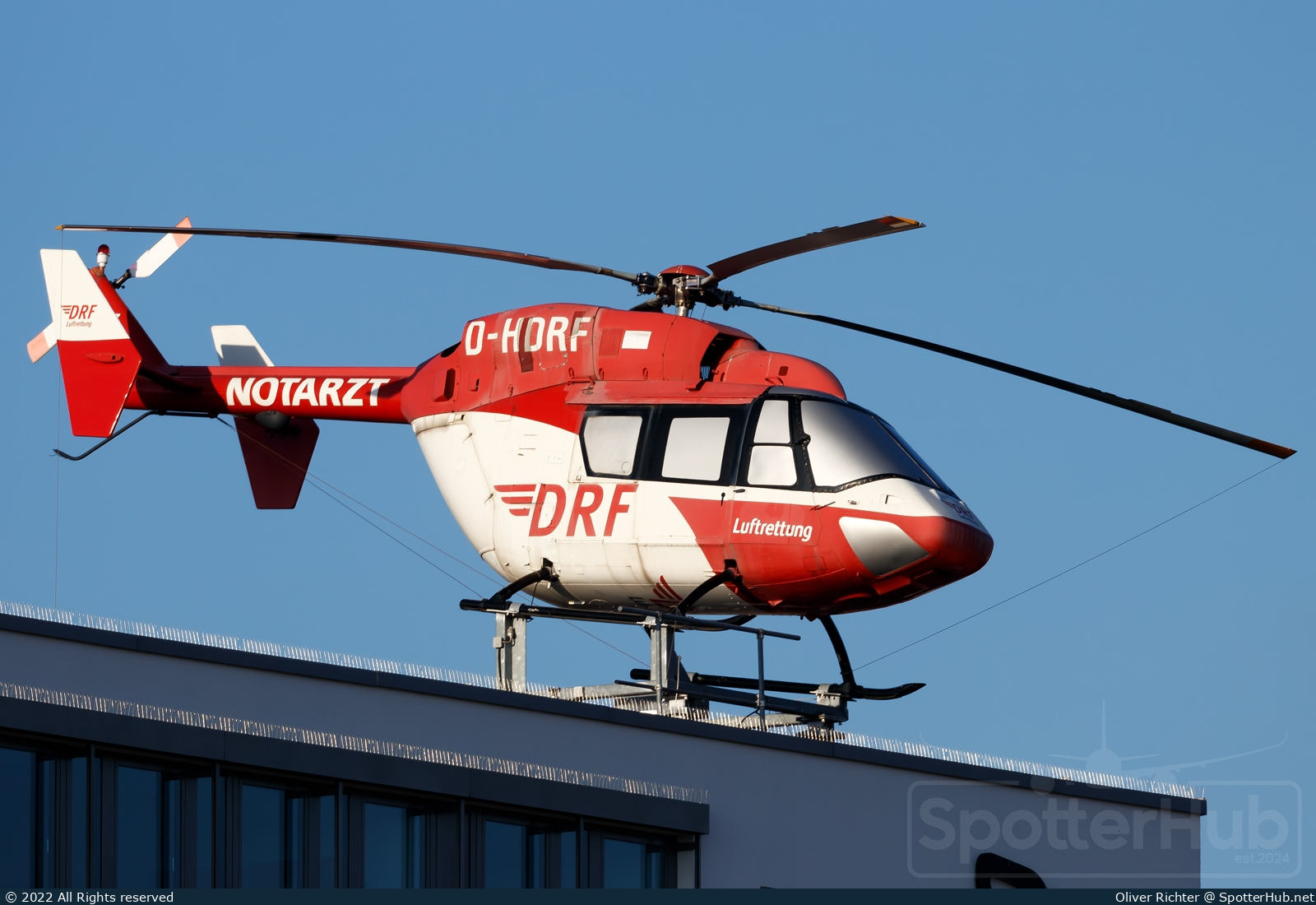 Photo of D-HDRF - MBB BK 117A-4 operated by DRF Luftrettung
