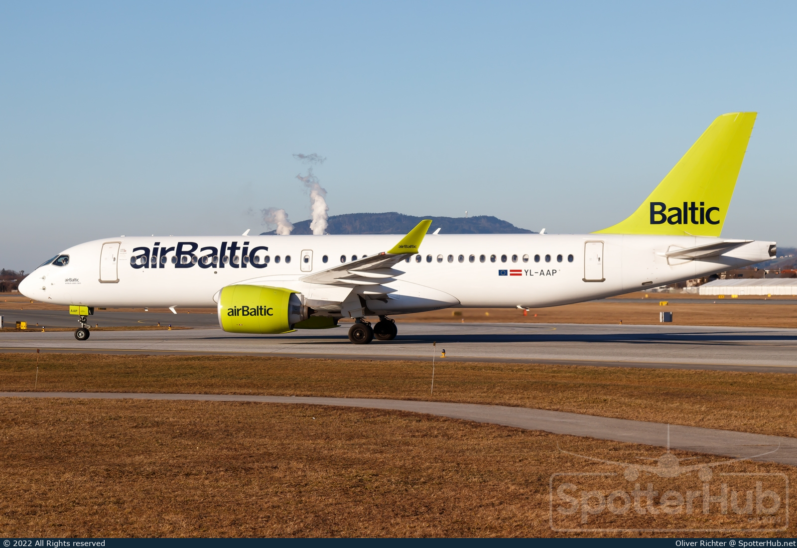 Photo of YL-AAP - Airbus A220-300 operated by airBaltic