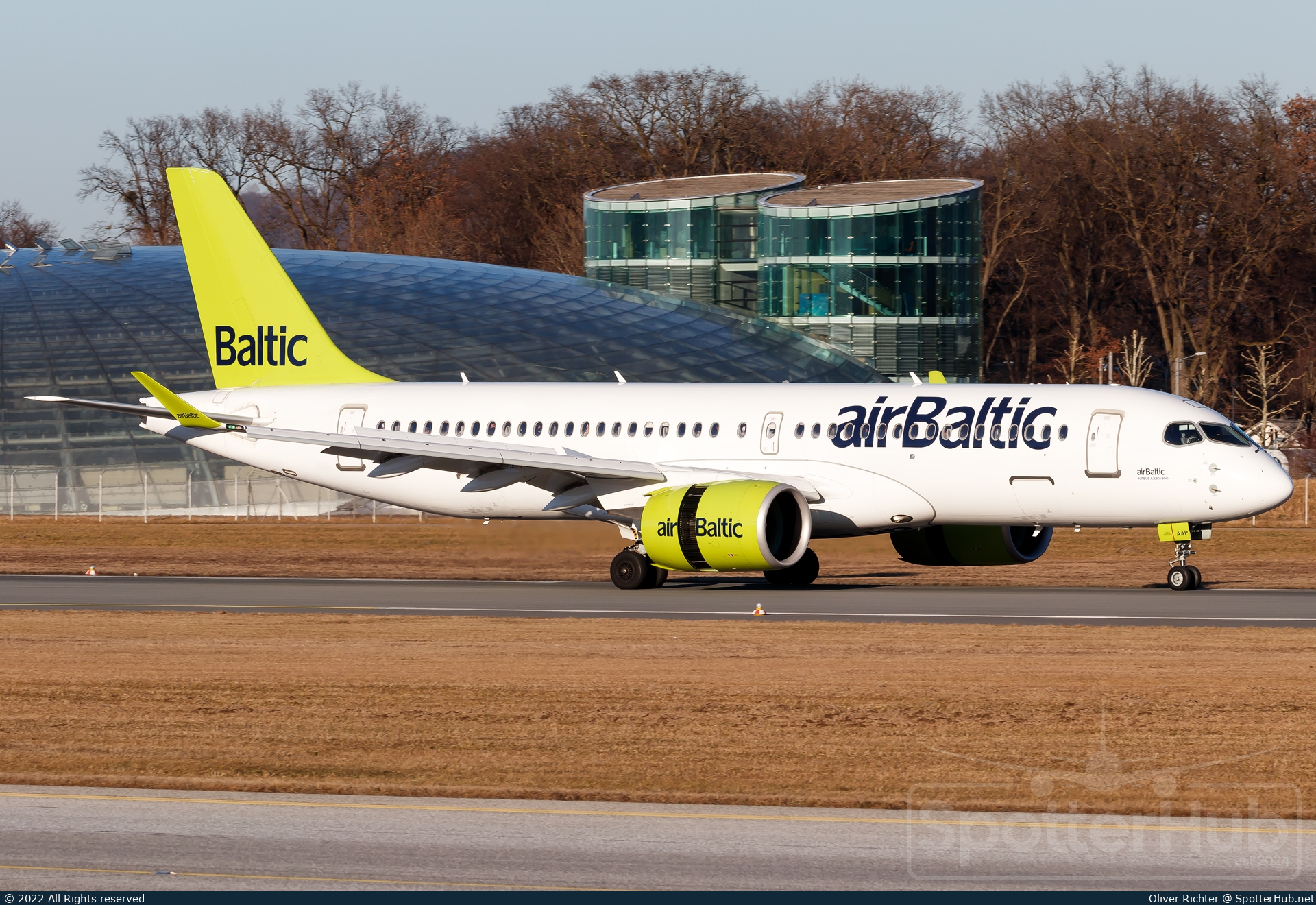 Photo of YL-AAP - Airbus A220-300 operated by airBaltic