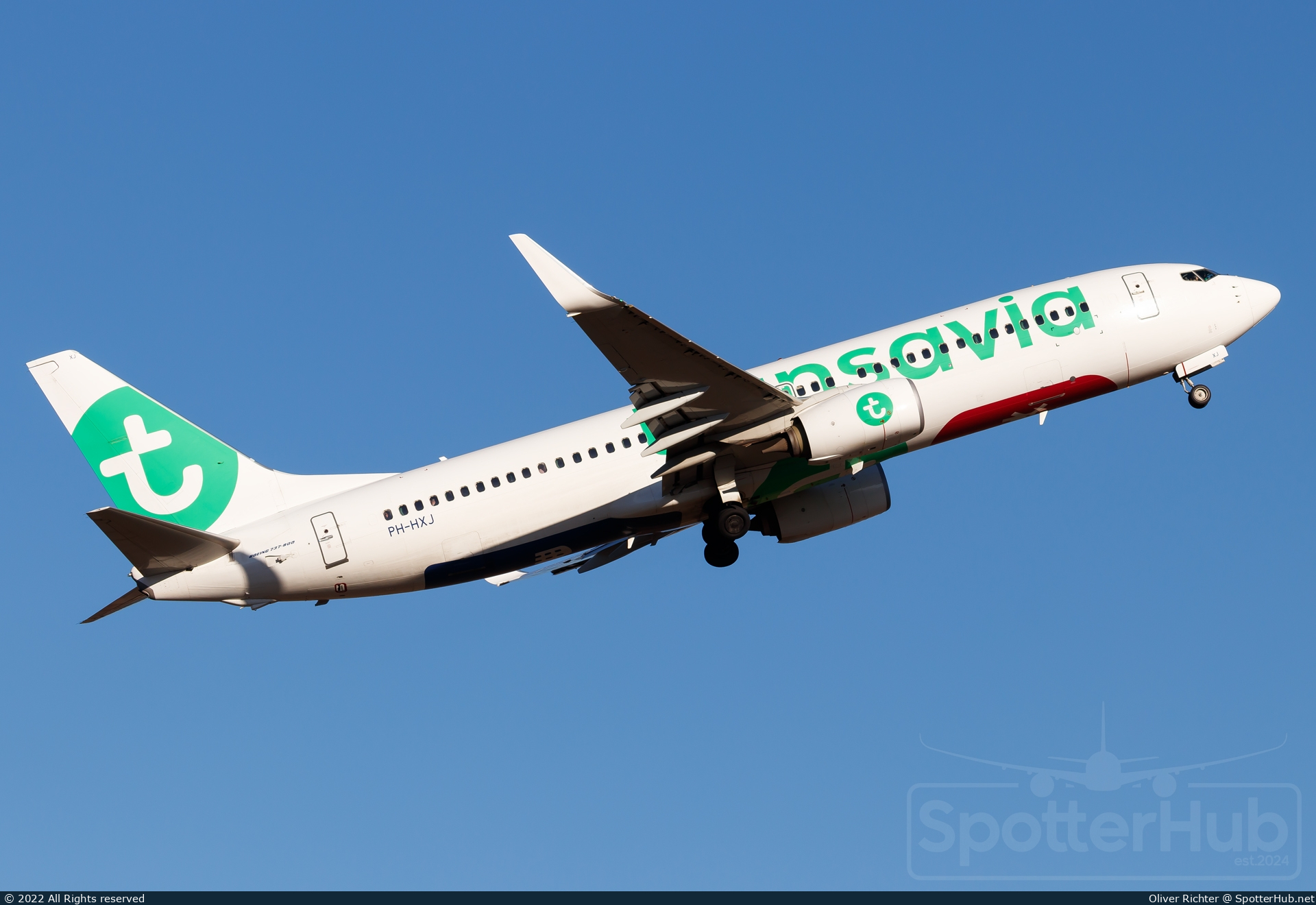 Photo of PH-HXJ - Boeing 737-8K2 operated by Transavia