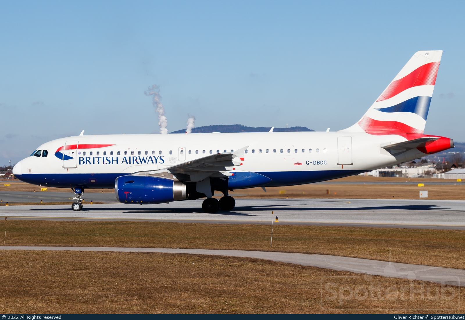 Photo of G-DBCC - Airbus A319-131 operated by British Airways