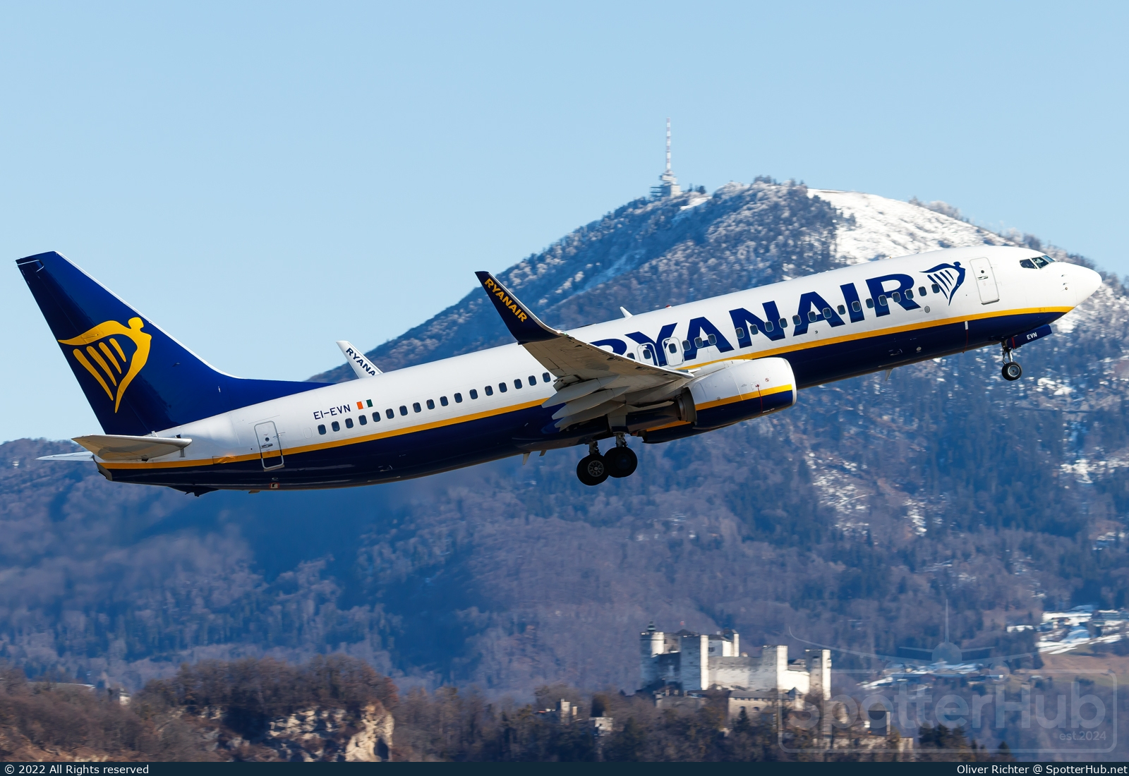 Photo of EI-EVN - Boeing 737-8AS operated by Ryanair