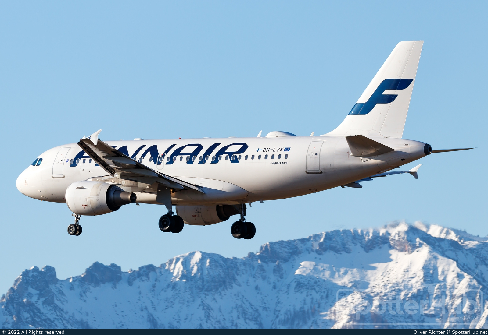 Photo of OH-LVK - Airbus A319-112 operated by Finnair