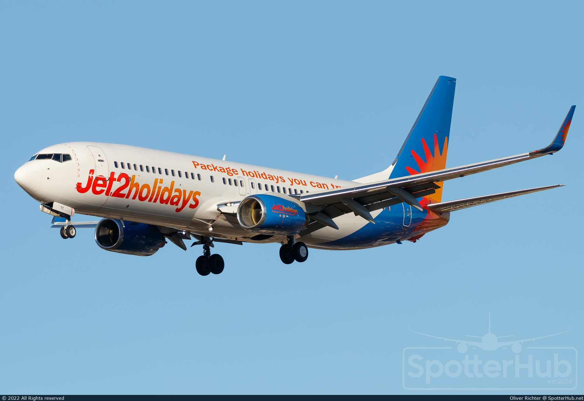 Photo of G-DRTT - Boeing 737-8Q8 operated by Jet2