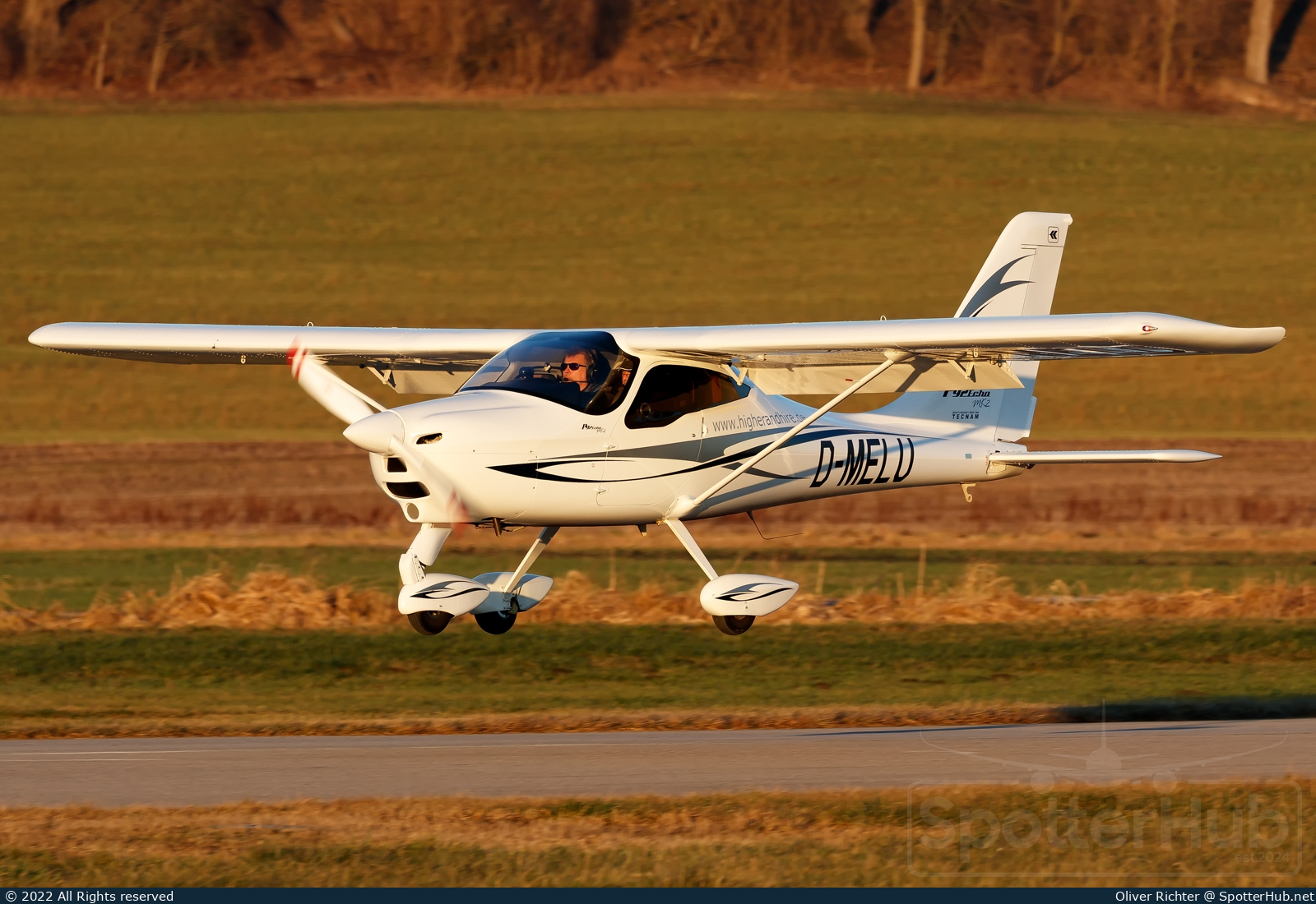 Photo of D-MELU - Tecnam P92 Echo Mk.II operated by Higher and Hire
