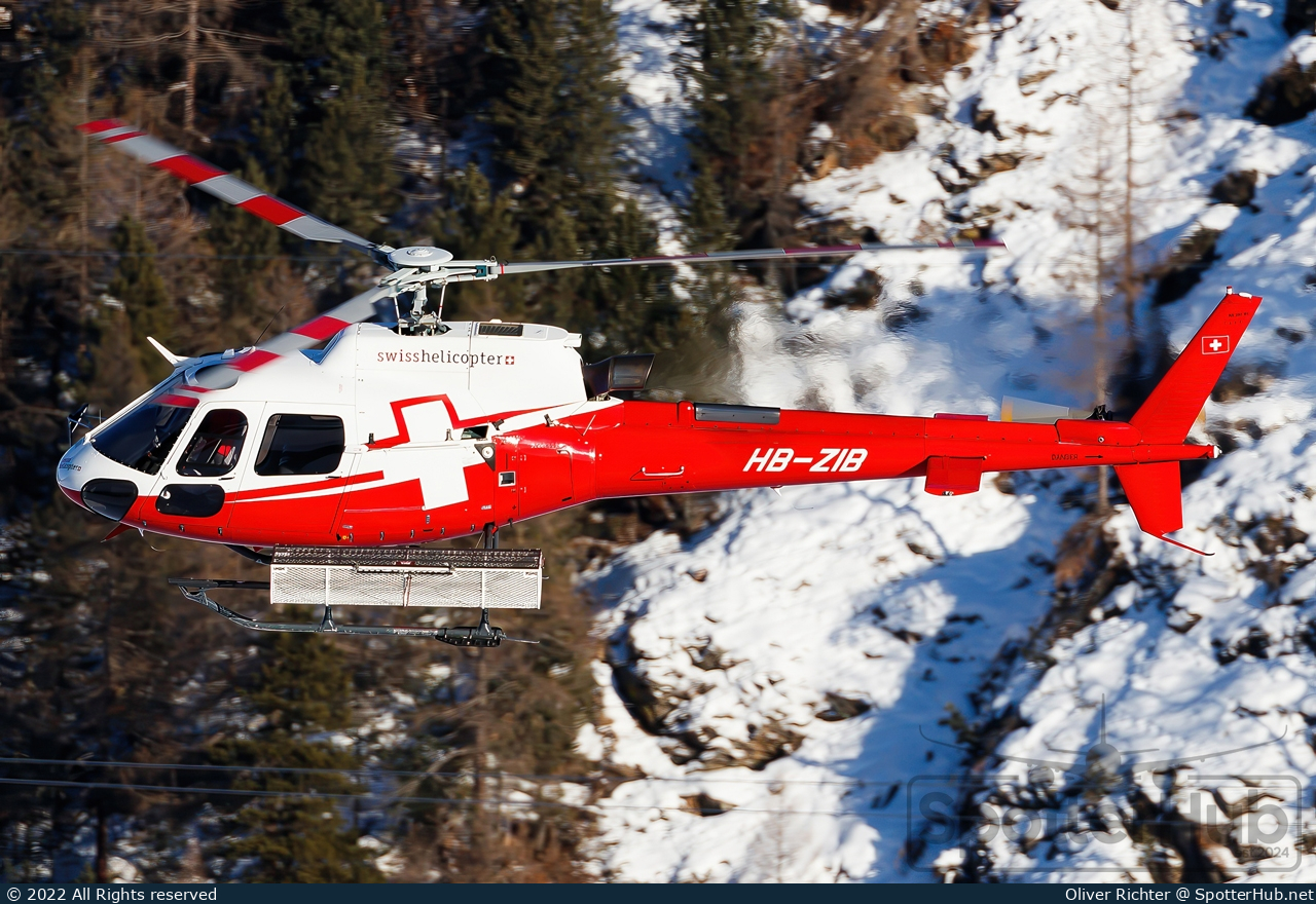 Photo of HB-ZIB - Airbus Helicopters H125 operated by Swiss Helicopter