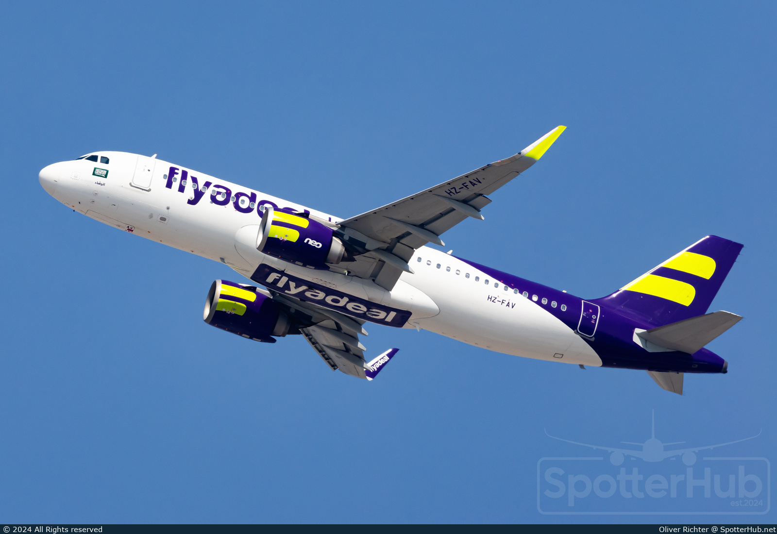Photo of HZ-FAV - Airbus A320-251N operated by flyadeal