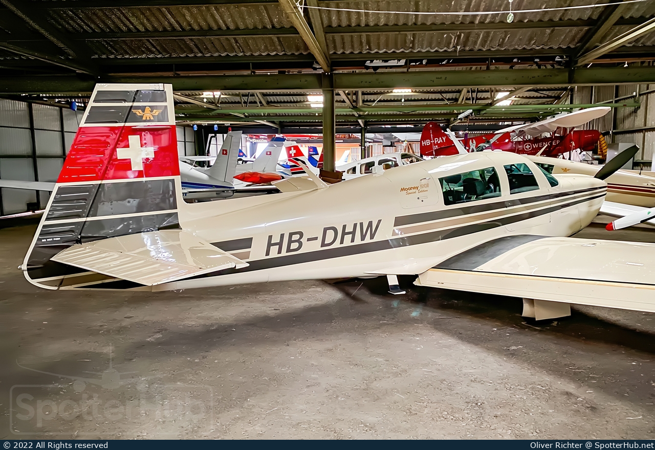 Photo of HB-DHW - Mooney M20J 201 operated by Private