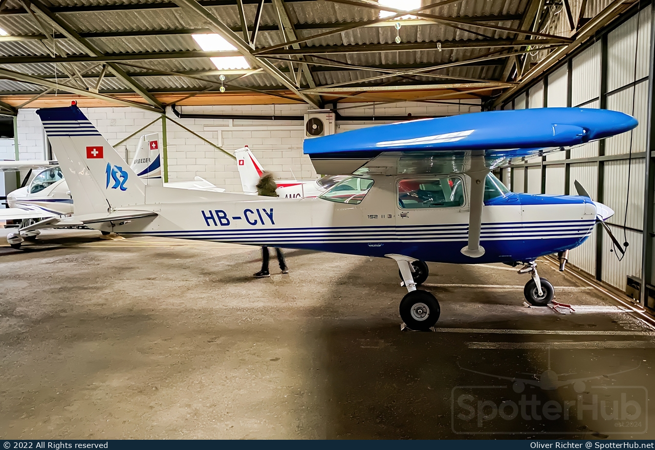 Photo of HB-CIY - Reims-Cessna F152 II operated by ASFG Ausserschwyzer Fluggemeinschaft Wangen