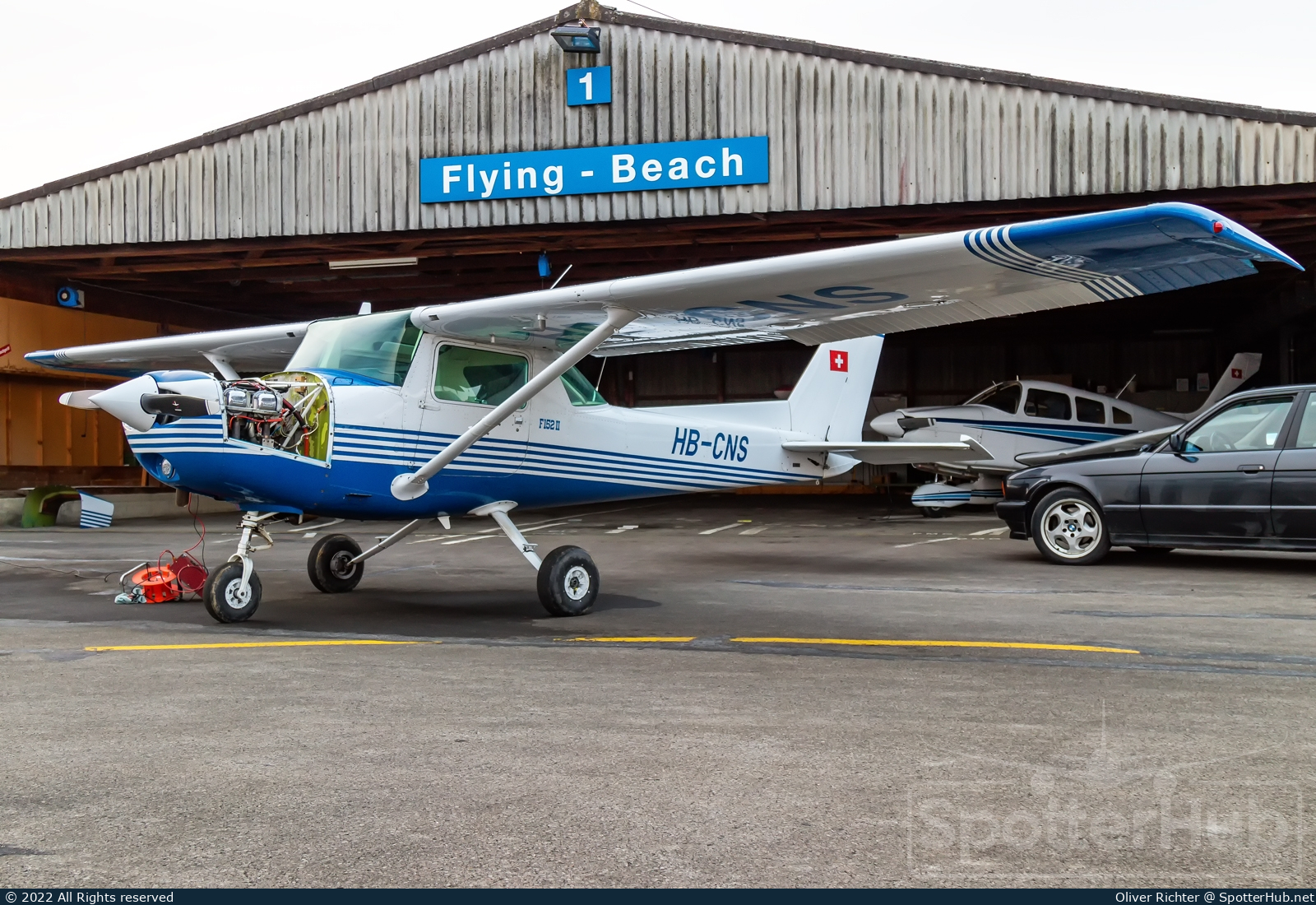 Photo of HB-CNS - Reims-Cessna F152 II operated by ASFG Ausserschwyzer Fluggemeinschaft Wangen