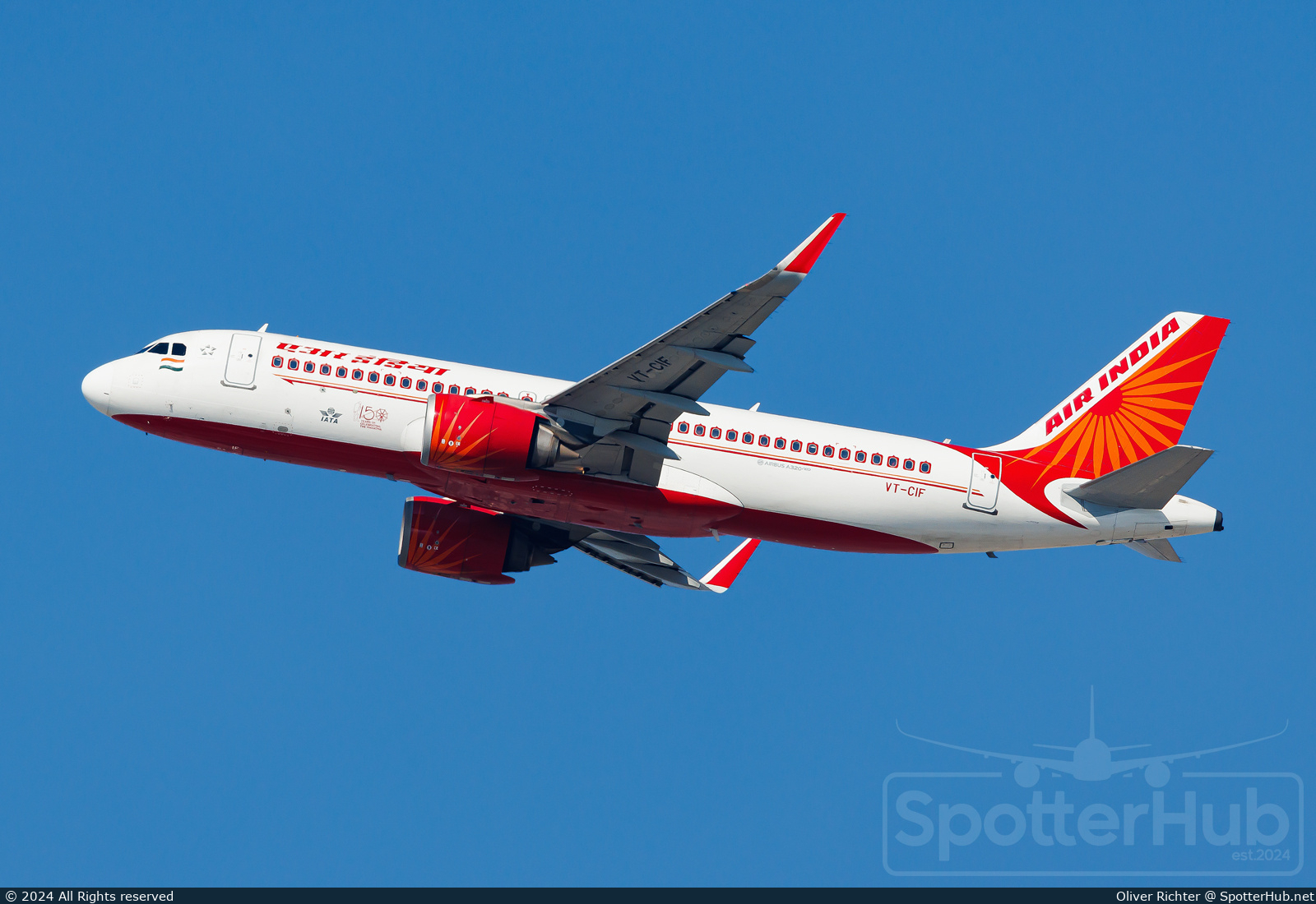 Photo of VT-CIF - Airbus A320-251N operated by Air India