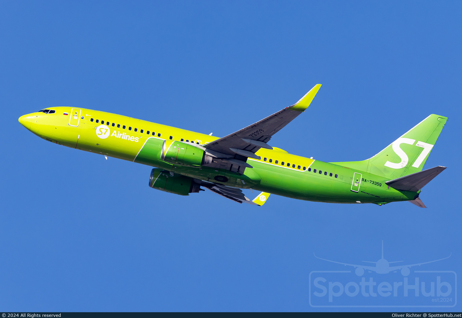 Photo of RA-73359 - Boeing 737-8Q8 operated by S7 Airlines