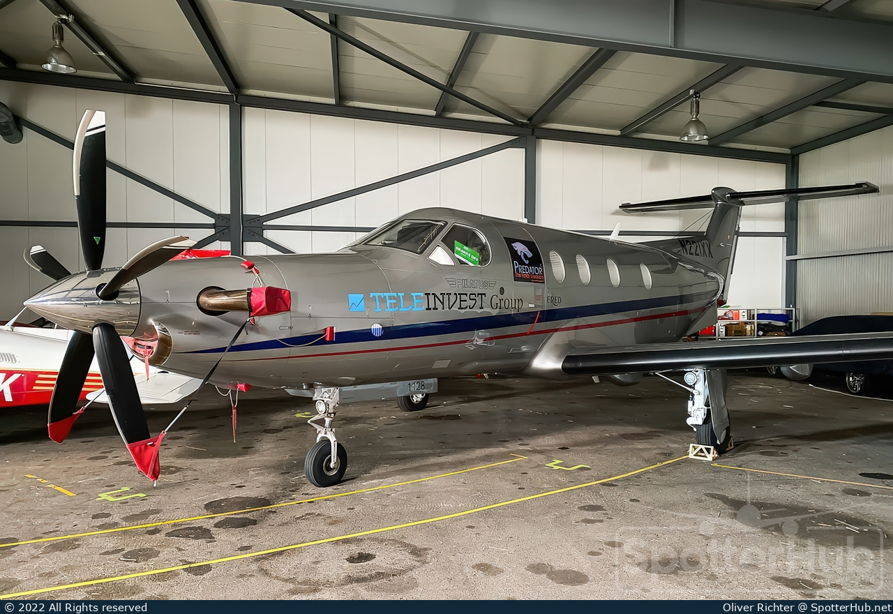 Photo of N221XX - Pilatus PC-12 NG operated by Teleinvest International