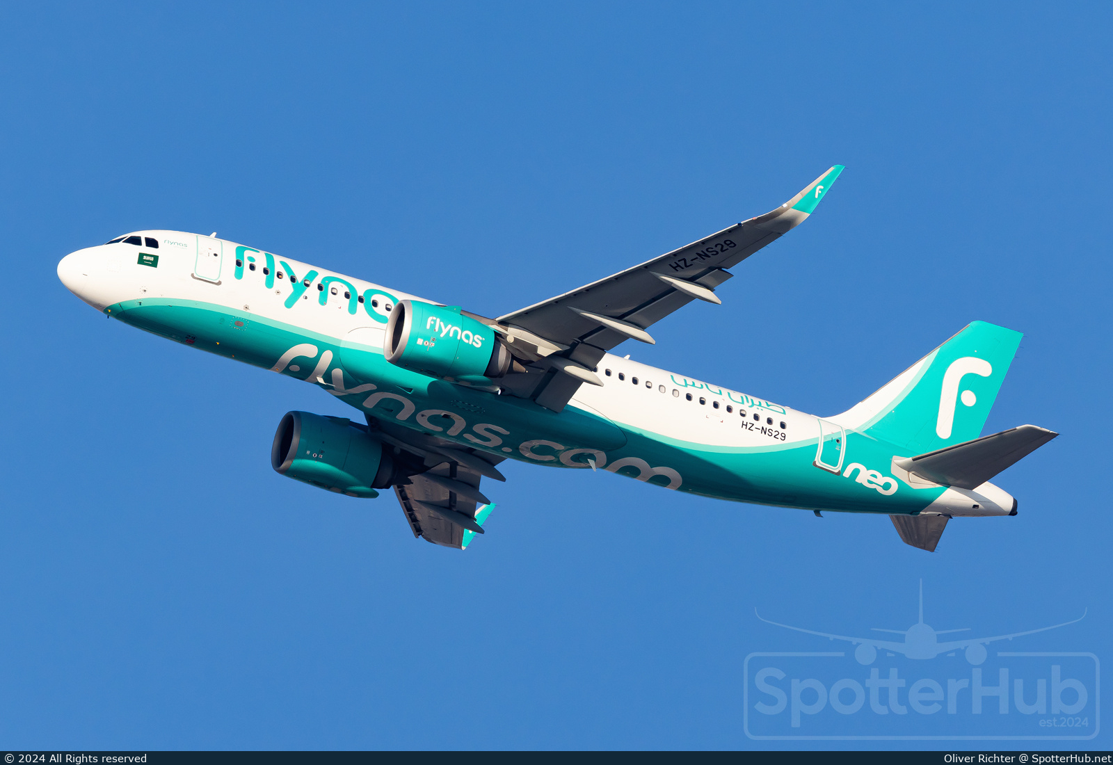 Photo of HZ-NS29 - Airbus A320-251N operated by Flynas