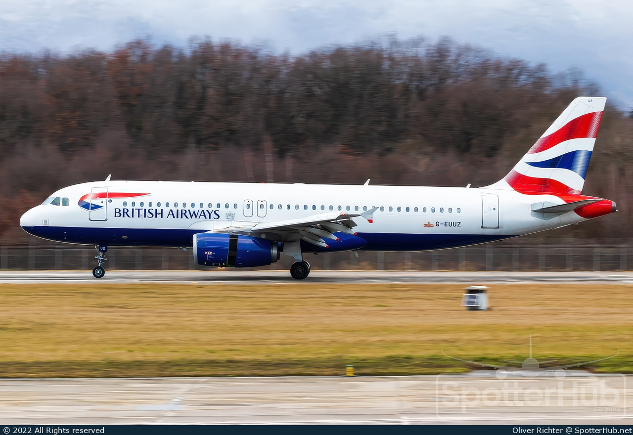 Photo of G-EUUZ - Airbus A320-232 operated by British Airways