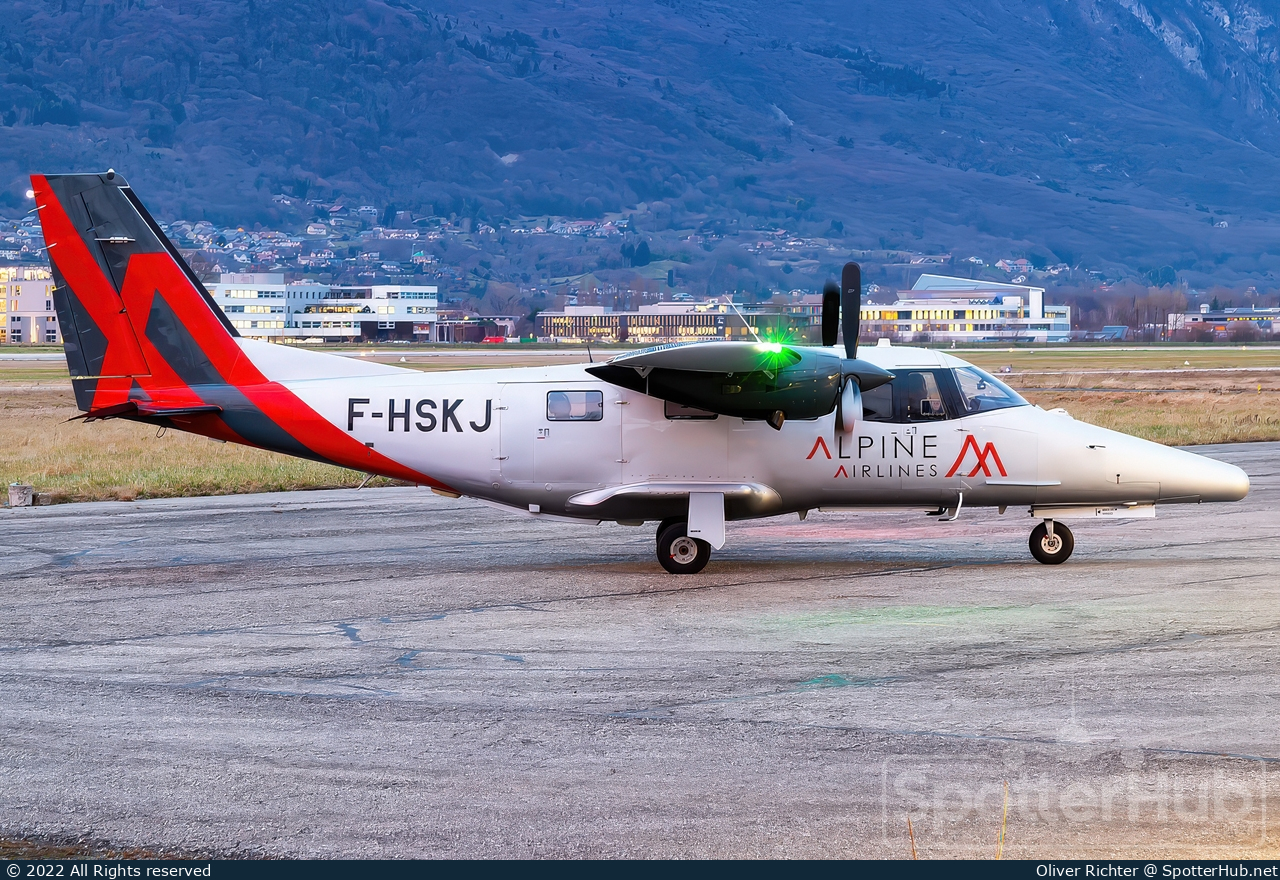 Photo of F-HSKJ - Vulcanair AP.68TP-600 A-Viator operated by Alpine Airlines