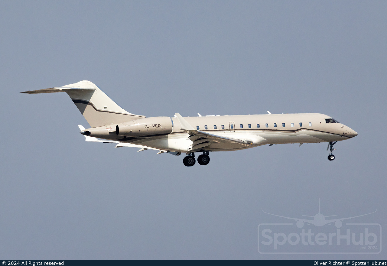 Photo of YL-VCR - Bombardier Global Express operated by Union Aviation