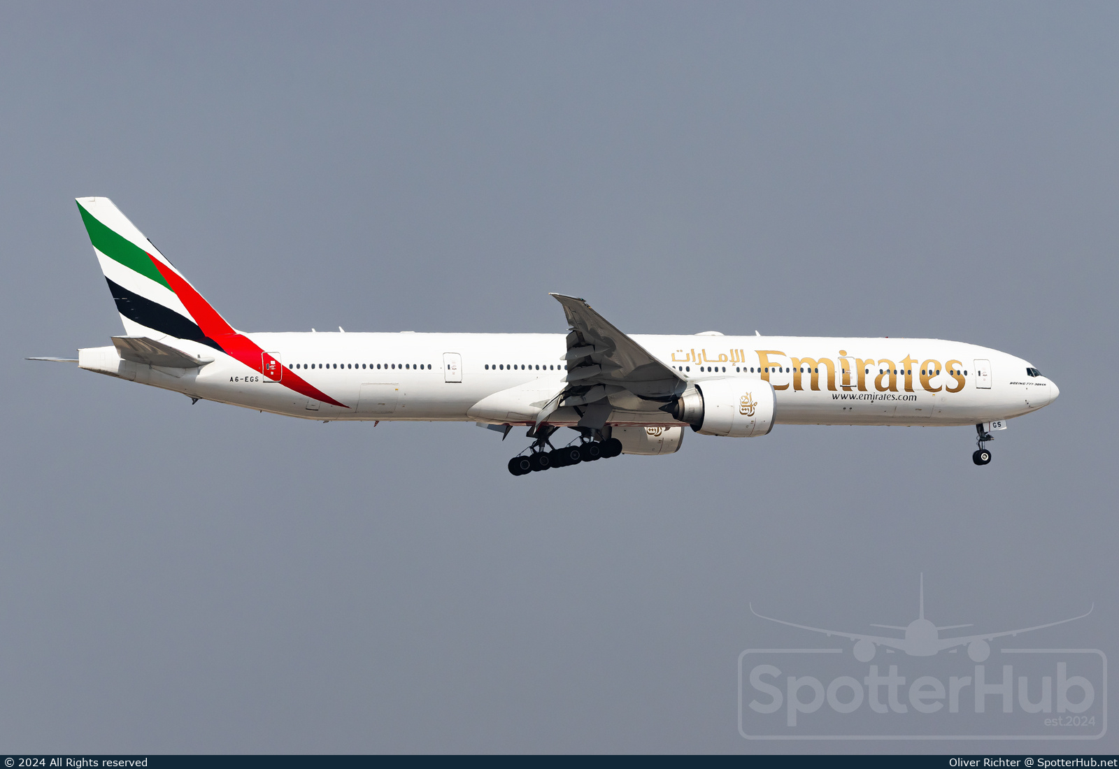 Photo of A6-EGS - Boeing 777-31H(ER) operated by Emirates