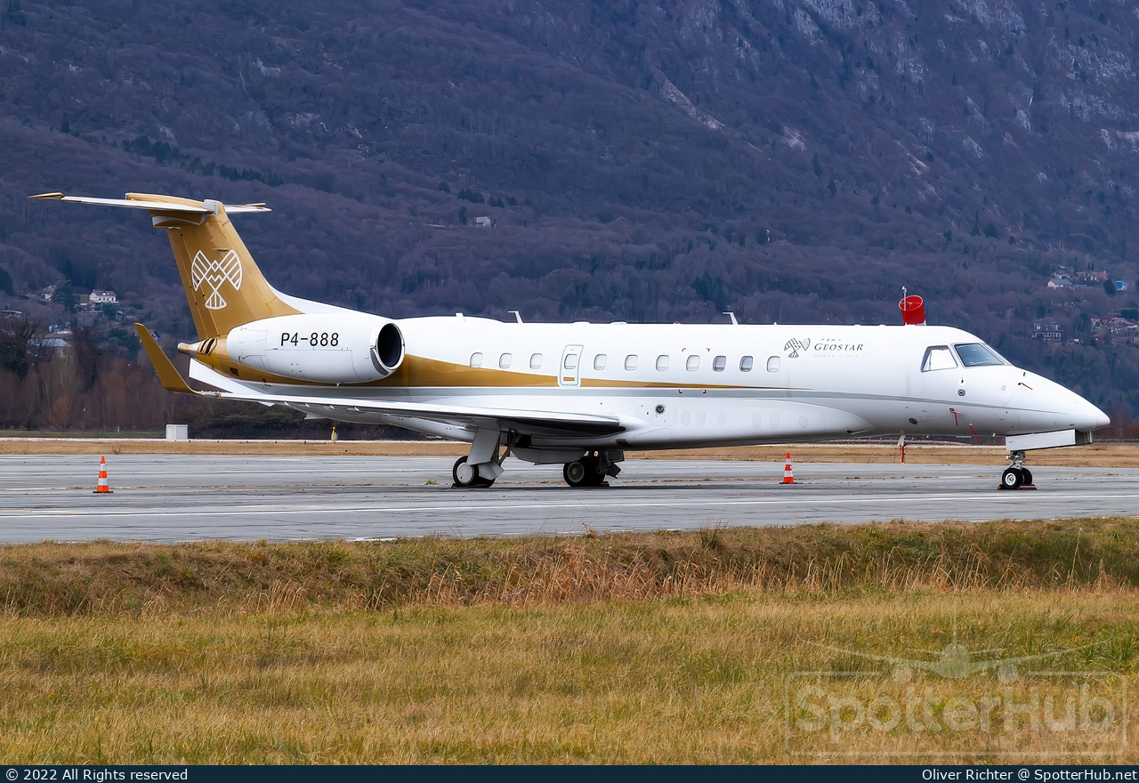 Photo of P4-888 - Embraer Legacy 650 operated by Hazal Navigation