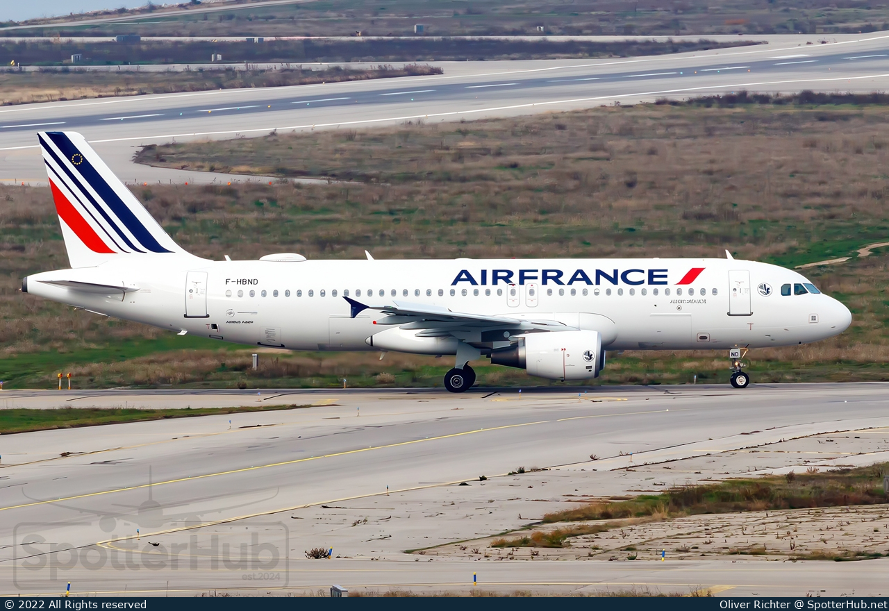 Photo of F-HBND - Airbus A320-214 operated by Air France