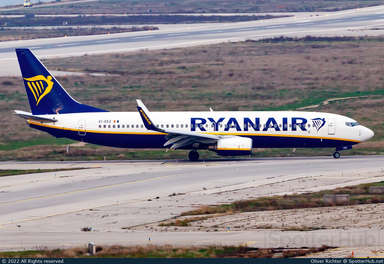 Photo of EI-EKZ - Boeing 737-8AS operated by Ryanair