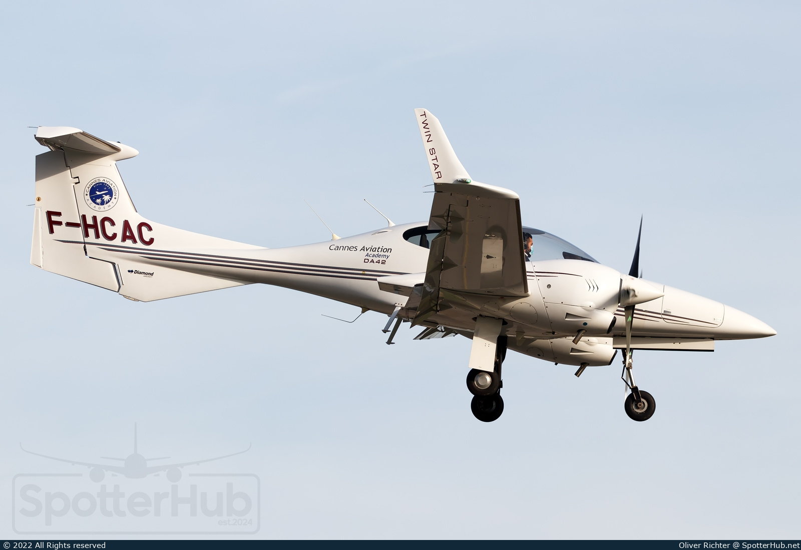Photo of F-HCAC - Diamond DA42 Twin Star operated by Cannes Aviation Academy