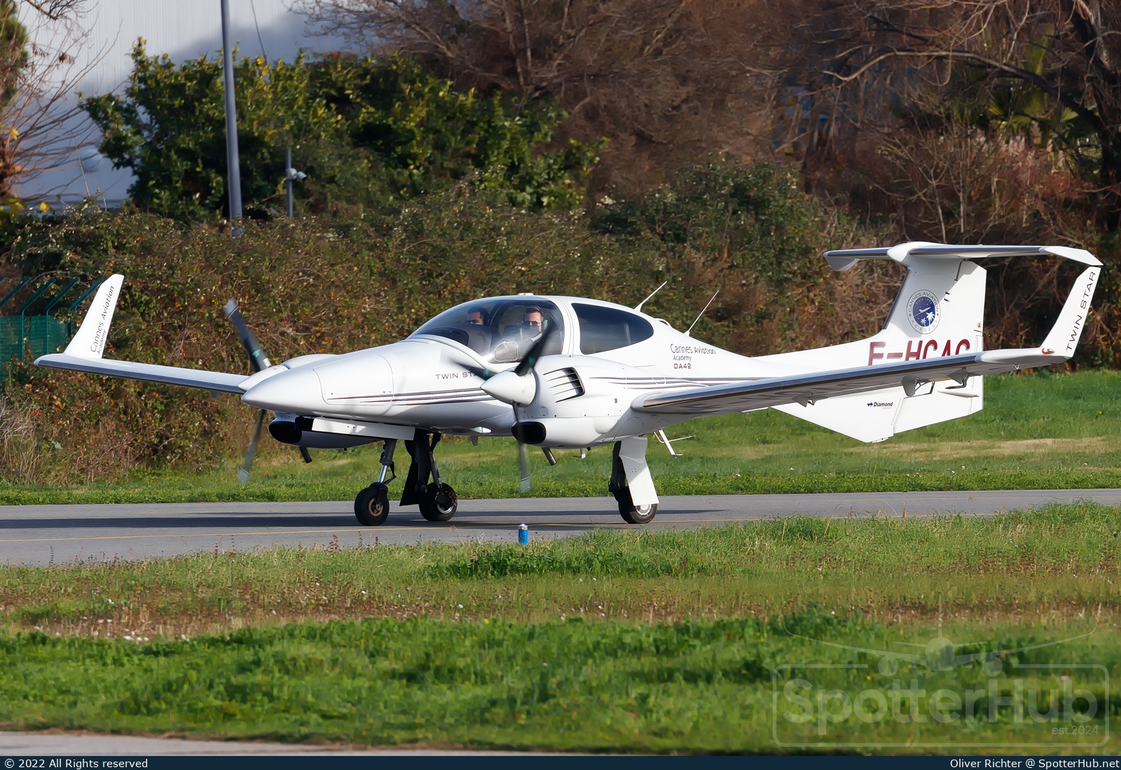 Photo of F-HCAC - Diamond DA42 Twin Star operated by Cannes Aviation Academy