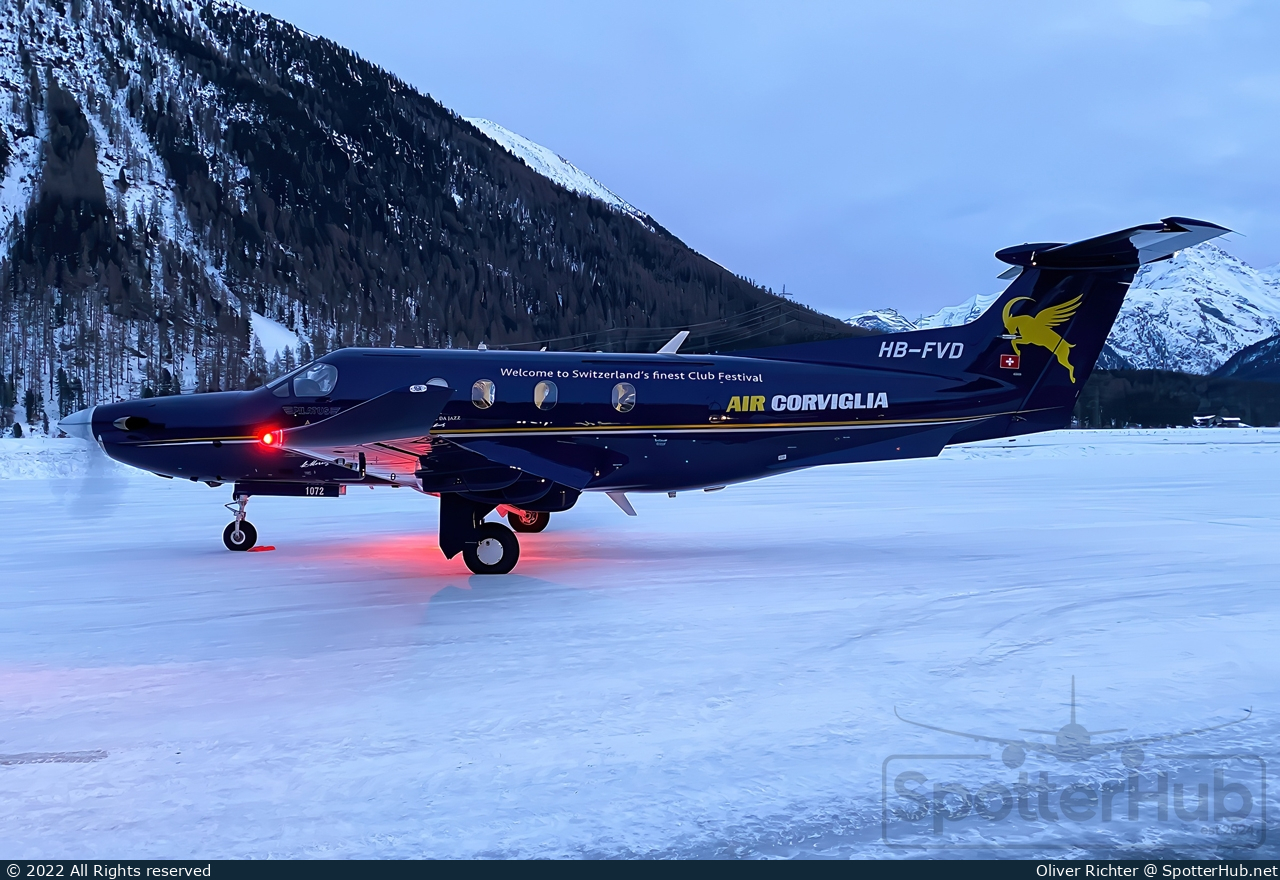 Photo of HB-FVD - Pilatus PC-12 NG operated by Air Corviglia