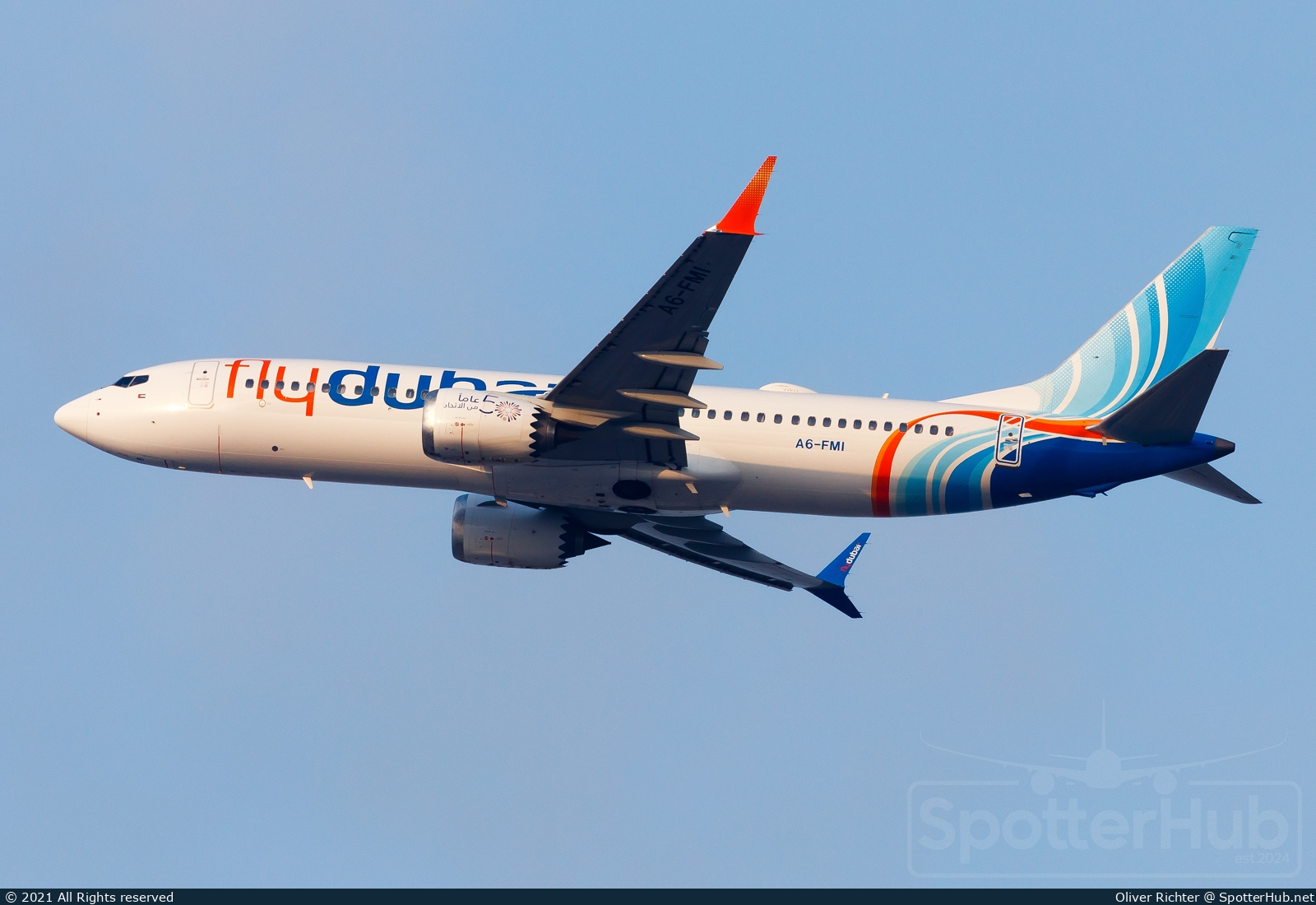 Photo of A6-FMI - Boeing 737 MAX 8 operated by flydubai