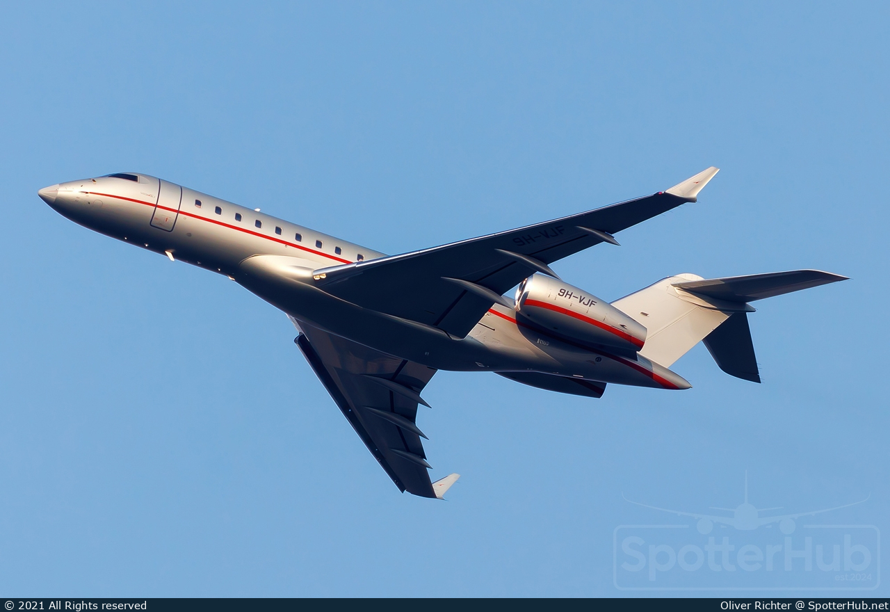 Photo of 9H-VJF - Bombardier Global 6000 operated by VistaJet