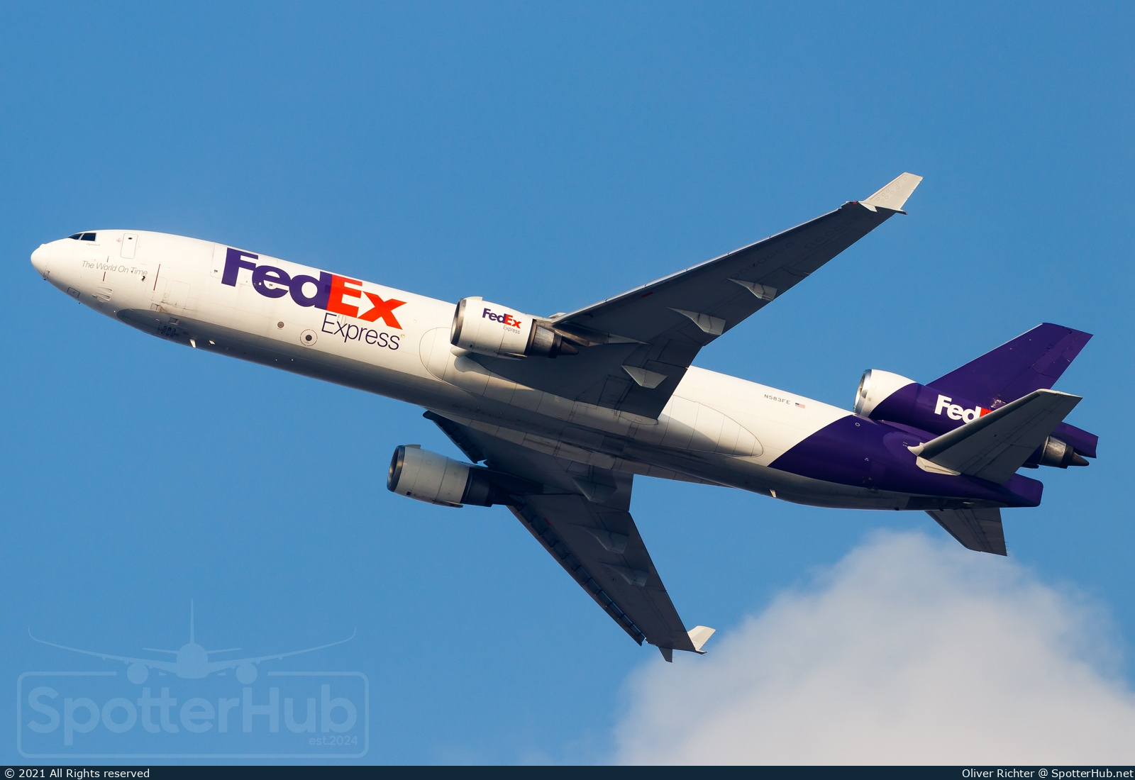 Photo of N583FE - McDonnell Douglas MD-11(F) operated by FedEx