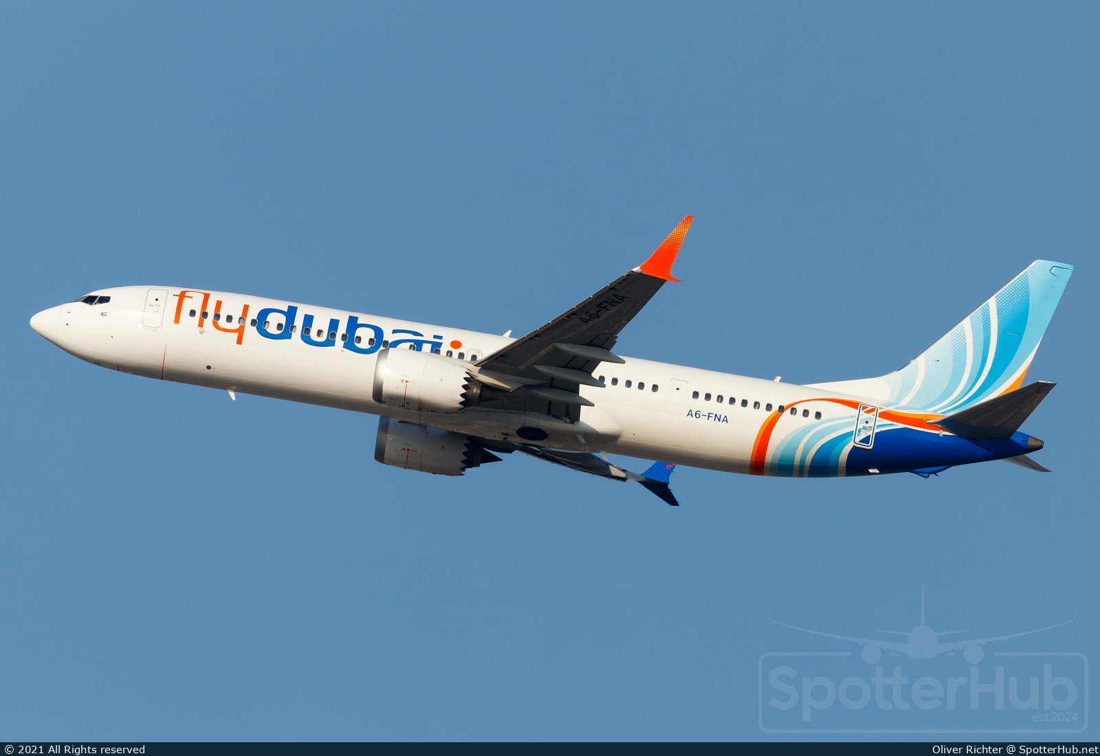 Photo of A6-FNA - Boeing 737 MAX 9 operated by flydubai