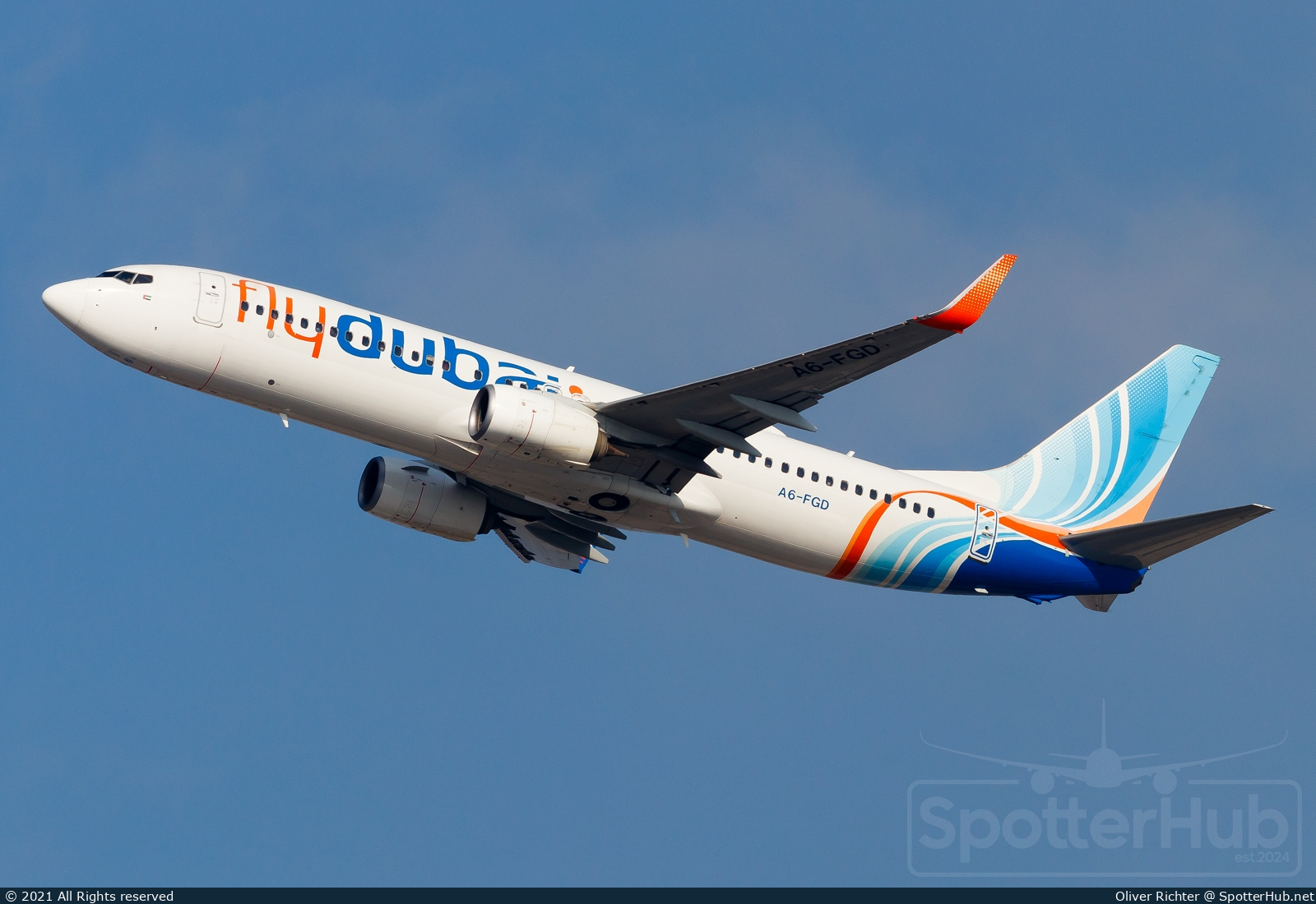 Photo of A6-FGD - Boeing 737-8KN operated by flydubai
