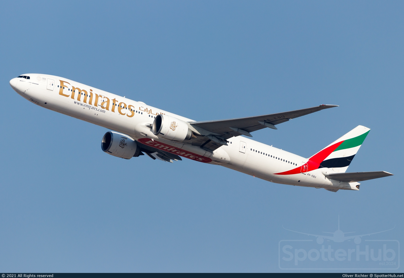 Photo of A6-EBU - Boeing 777-31H(ER) operated by Emirates