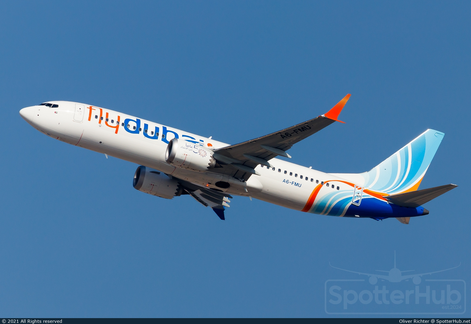 Photo of A6-FMU - Boeing 737 MAX 8 operated by flydubai