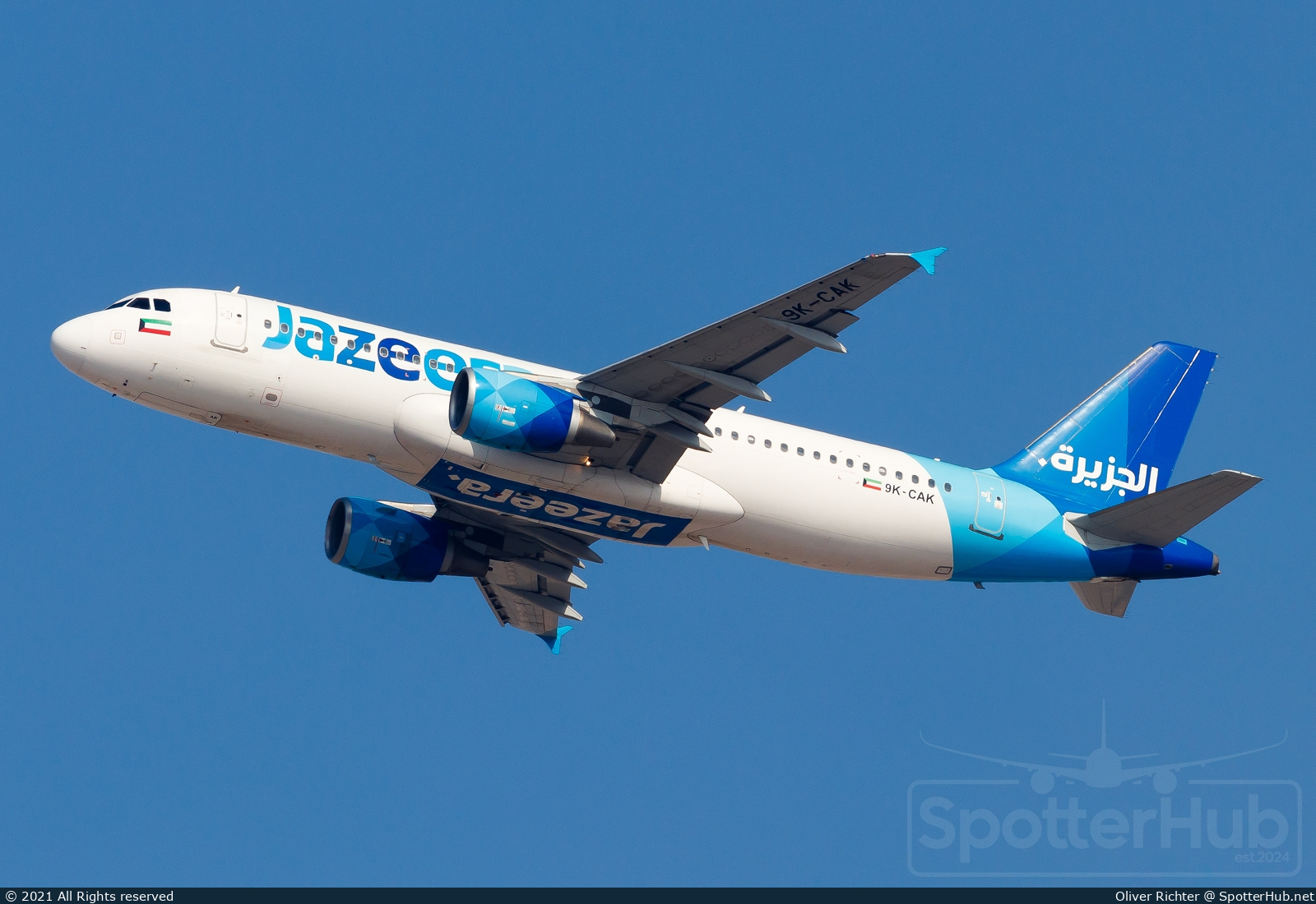 Photo of 9K-CAK - Airbus A320-214 operated by Jazeera Airways