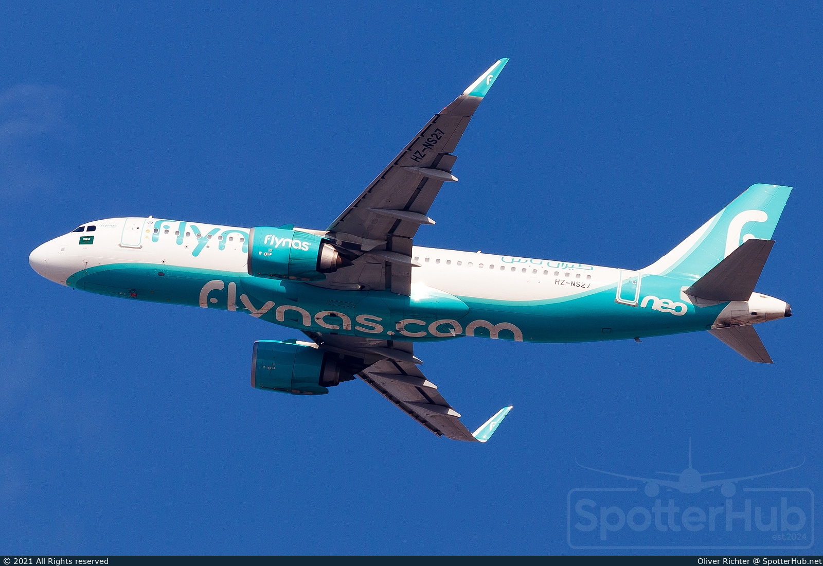 Photo of HZ-NS27 - Airbus A320-251N operated by Flynas