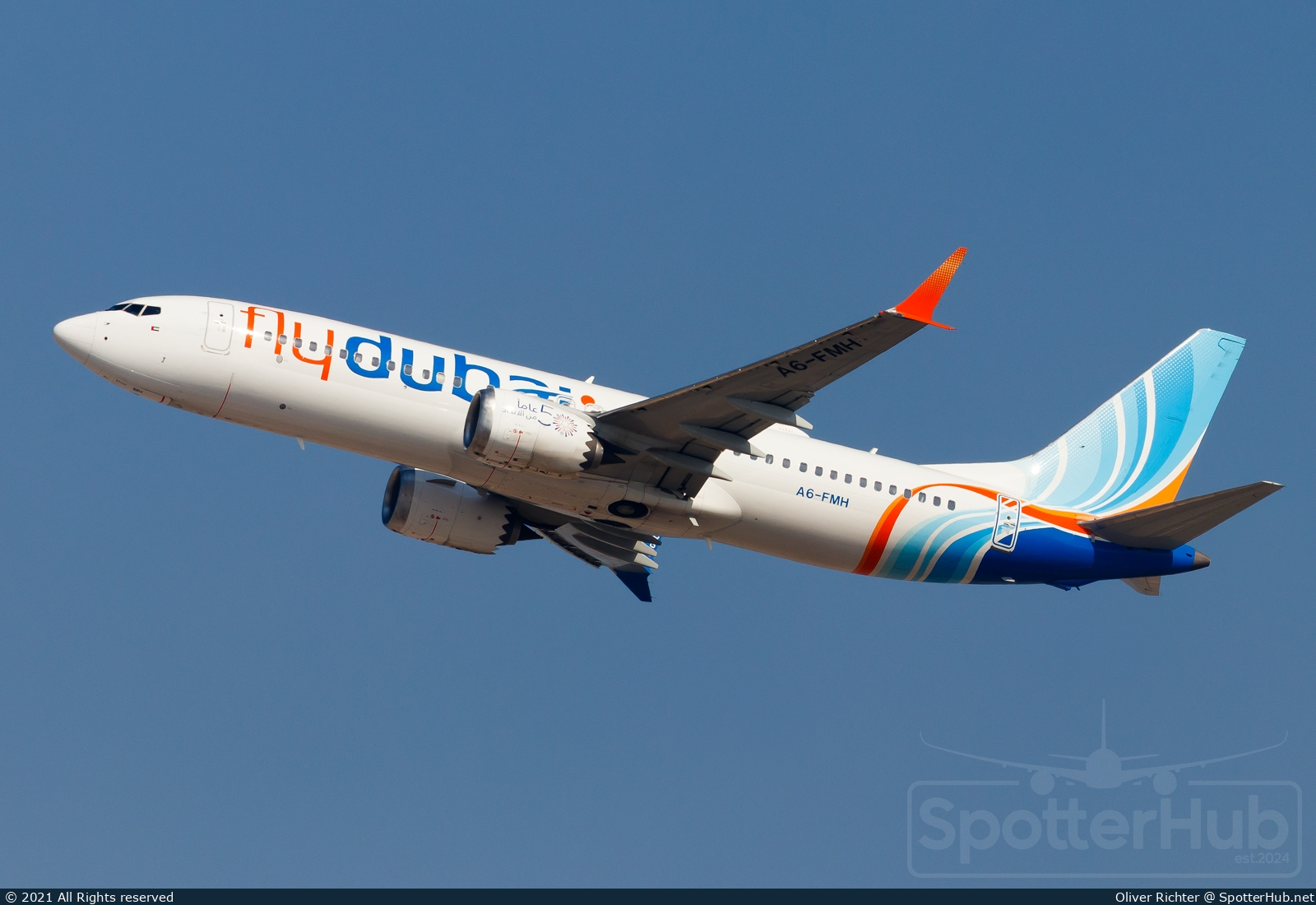 Photo of A6-FMH - Boeing 737 MAX 8 operated by flydubai