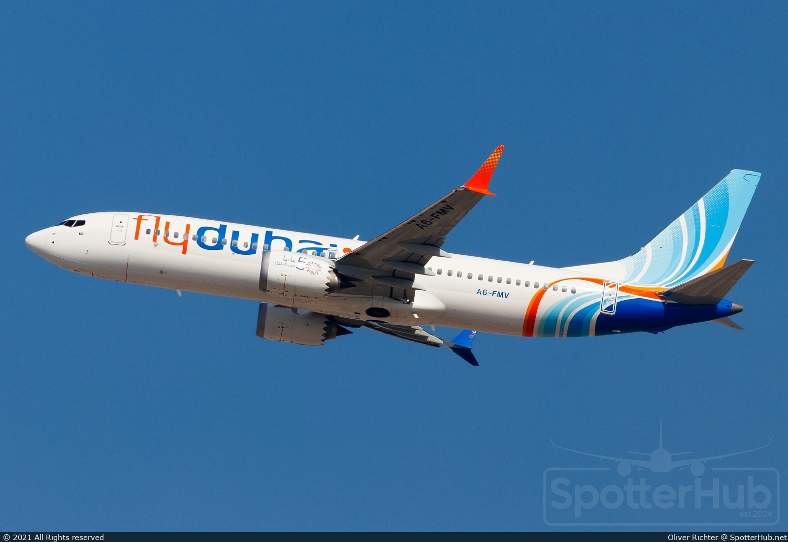Photo of A6-FMV - Boeing 737 MAX 8 operated by flydubai