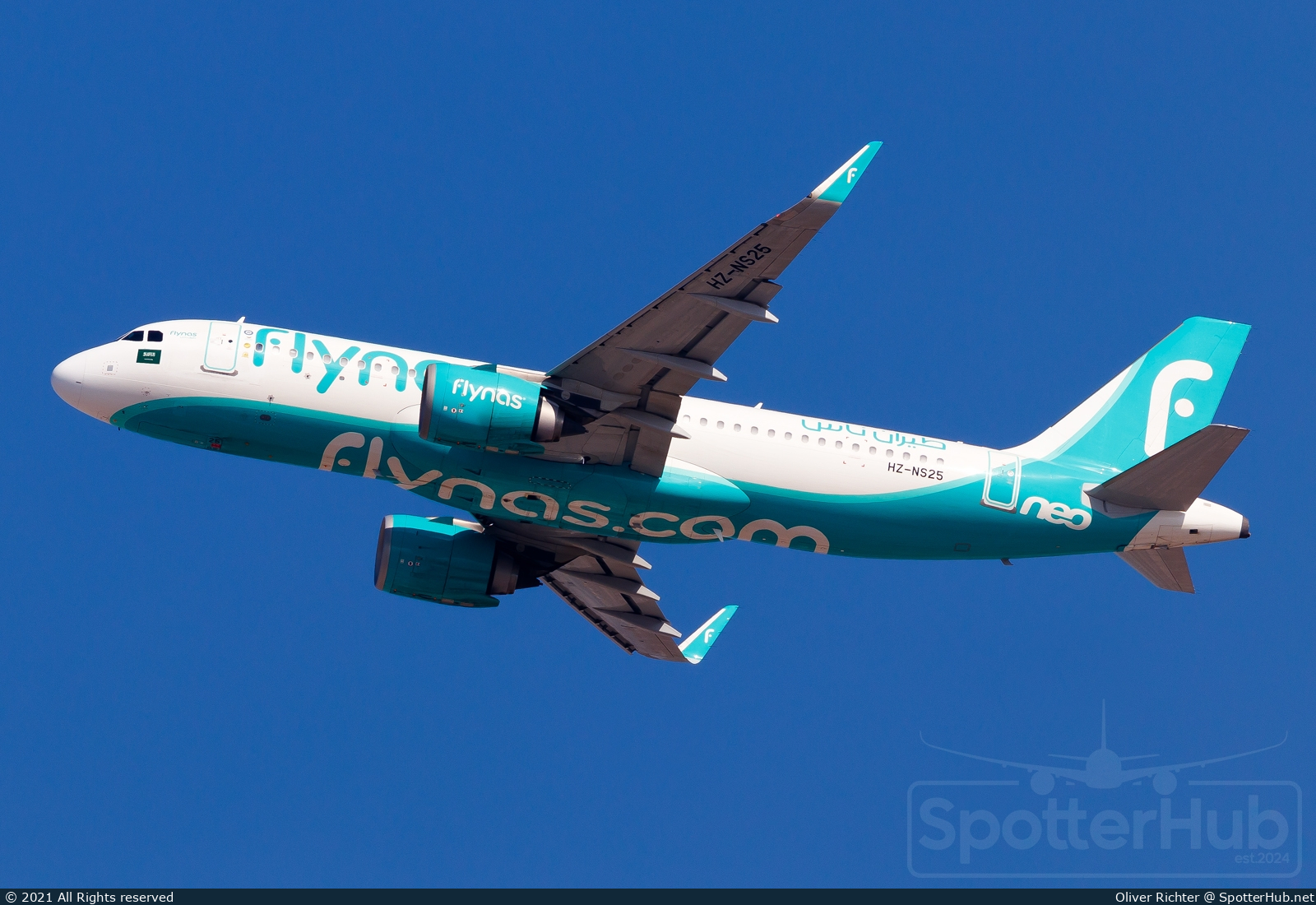 Photo of HZ-NS25 - Airbus A320-251N operated by Flynas
