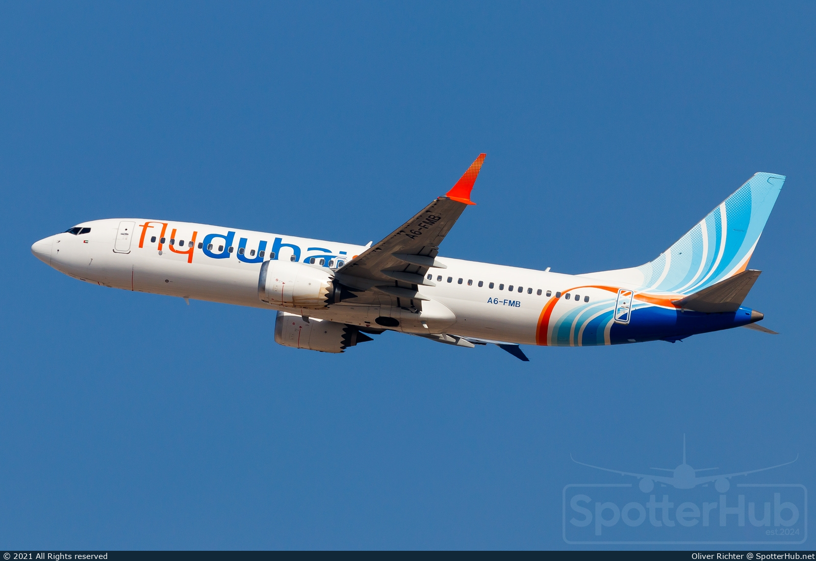 Photo of A6-FMB - Boeing 737 MAX 8 operated by flydubai