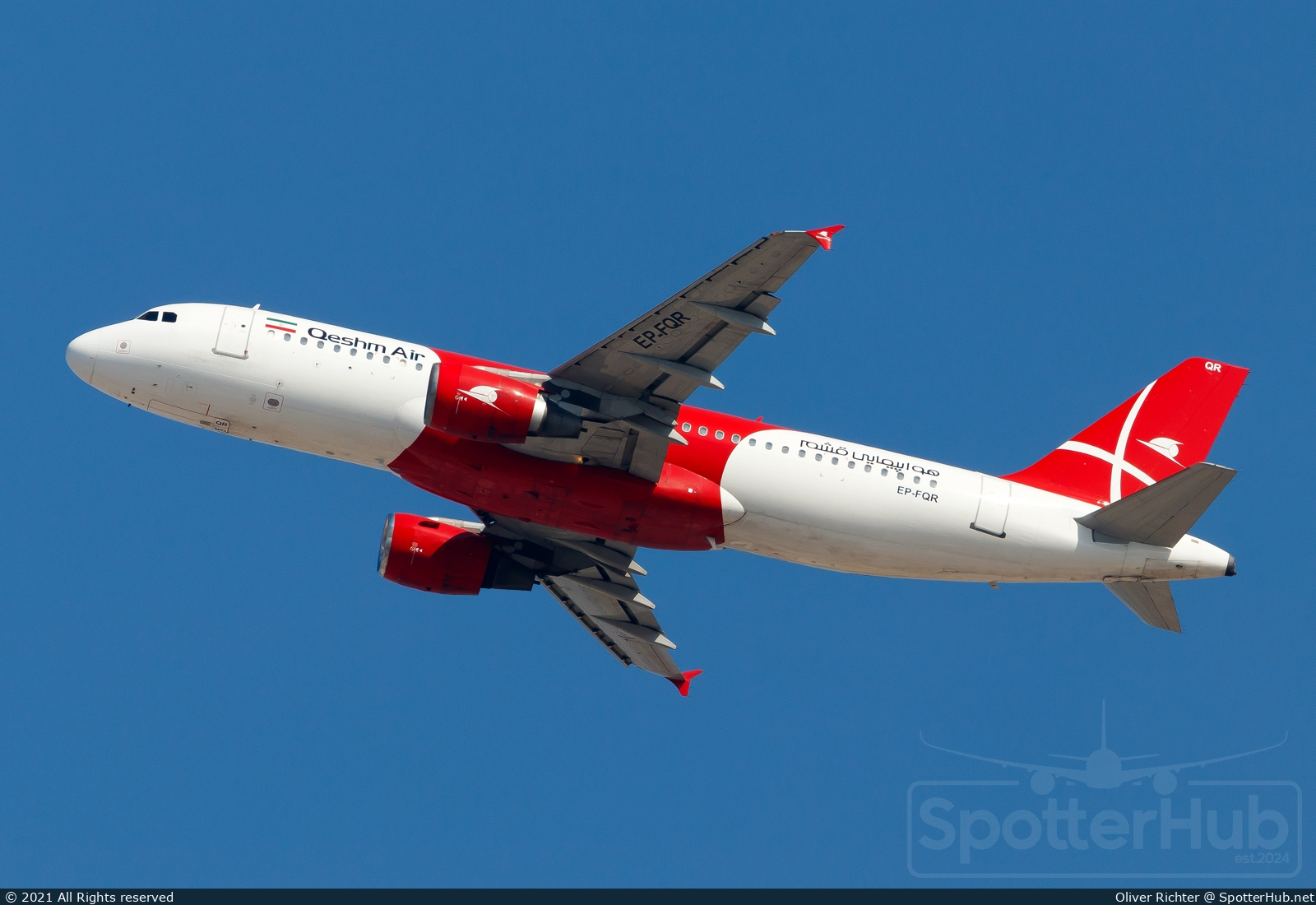 Photo of EP-FQR - Airbus A320-214 operated by Qeshm Air