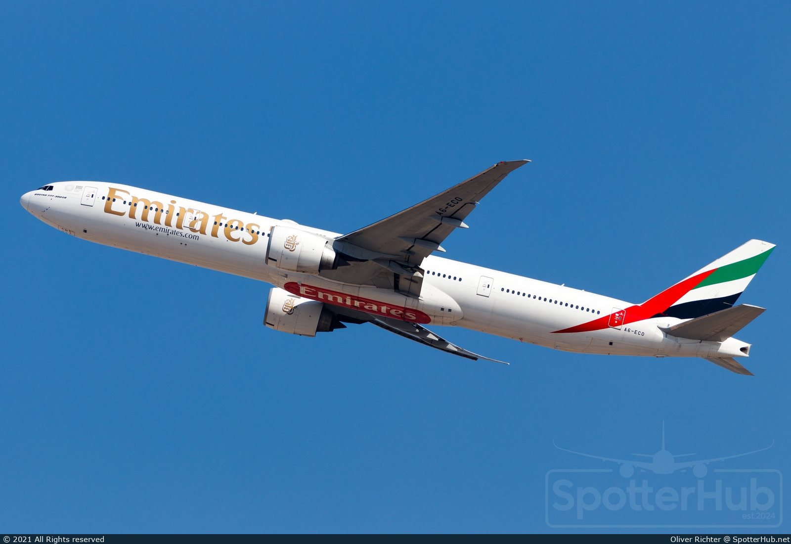 Photo of A6-ECO - Boeing 777-36N(ER) operated by Emirates
