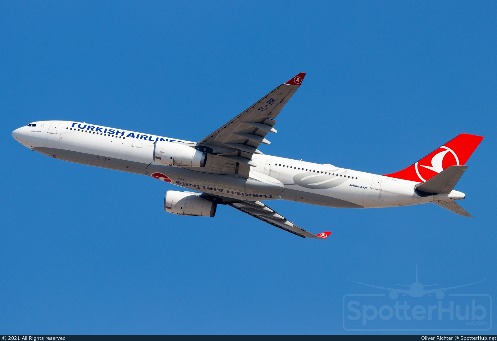 Photo of TC-JNK - Airbus A330-343 operated by Turkish Airlines