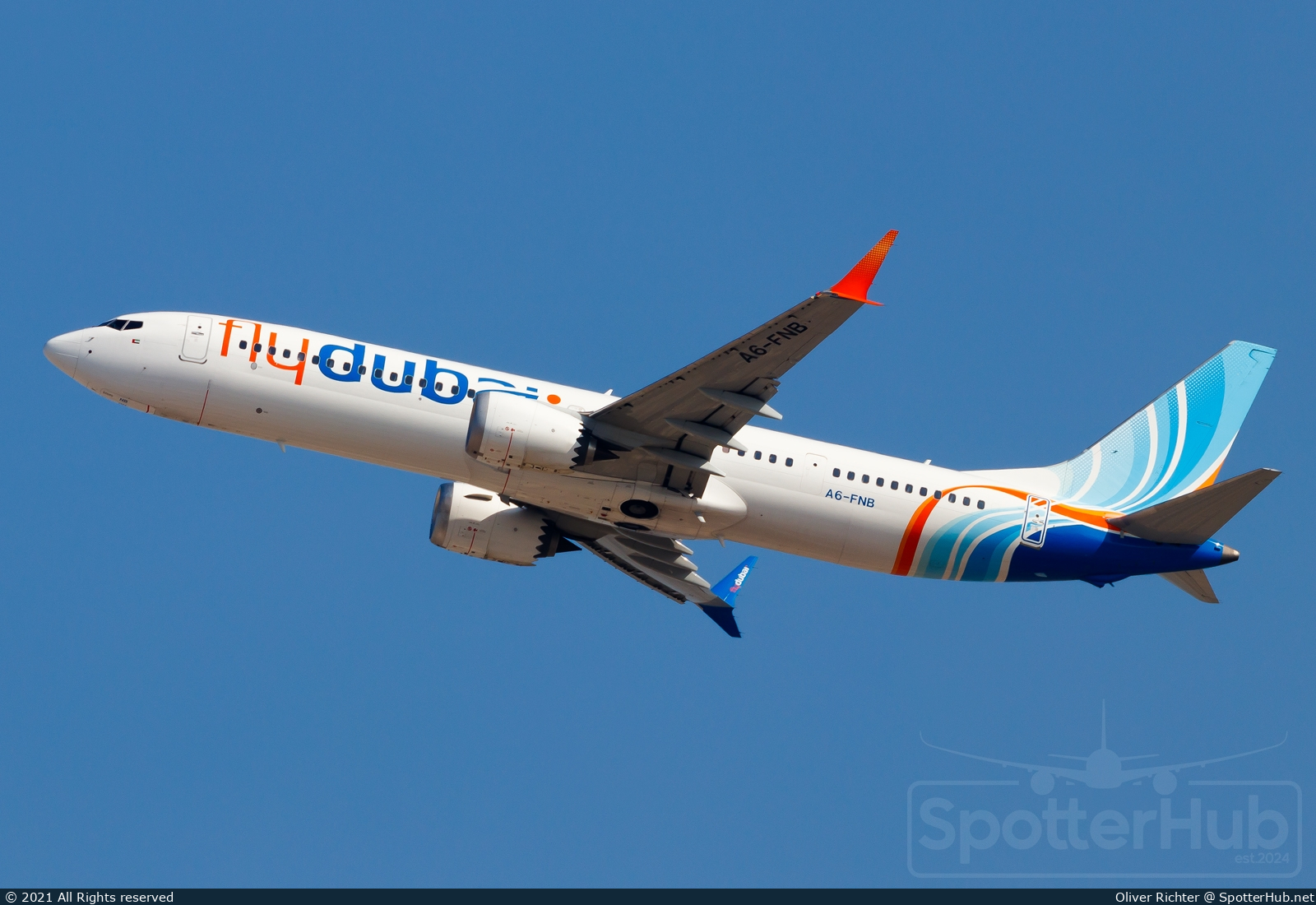 Photo of A6-FNB - Boeing 737 MAX 9 operated by flydubai